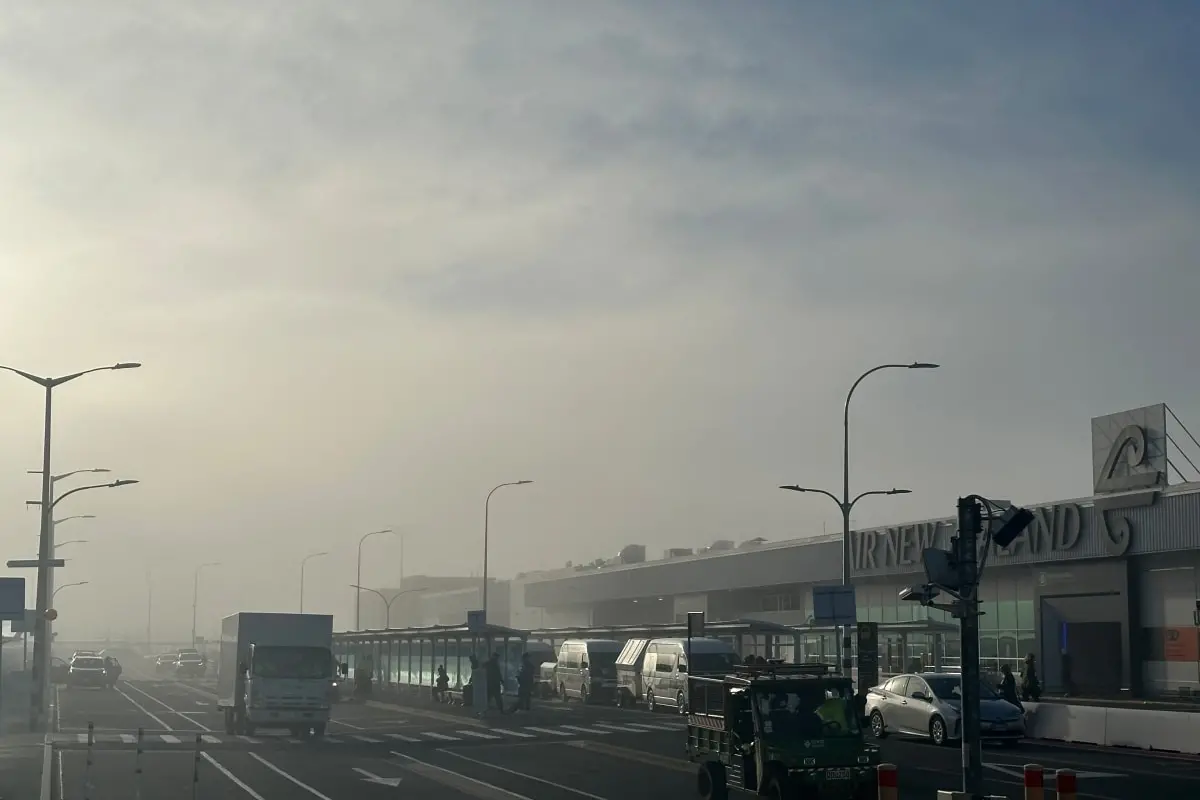 Auckland Airport was affected by fog on Friday morning. Photo: RNZ (file)