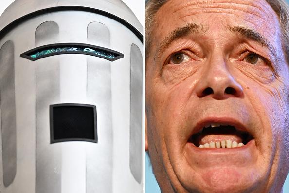 Farage fights off Count Binface challenge