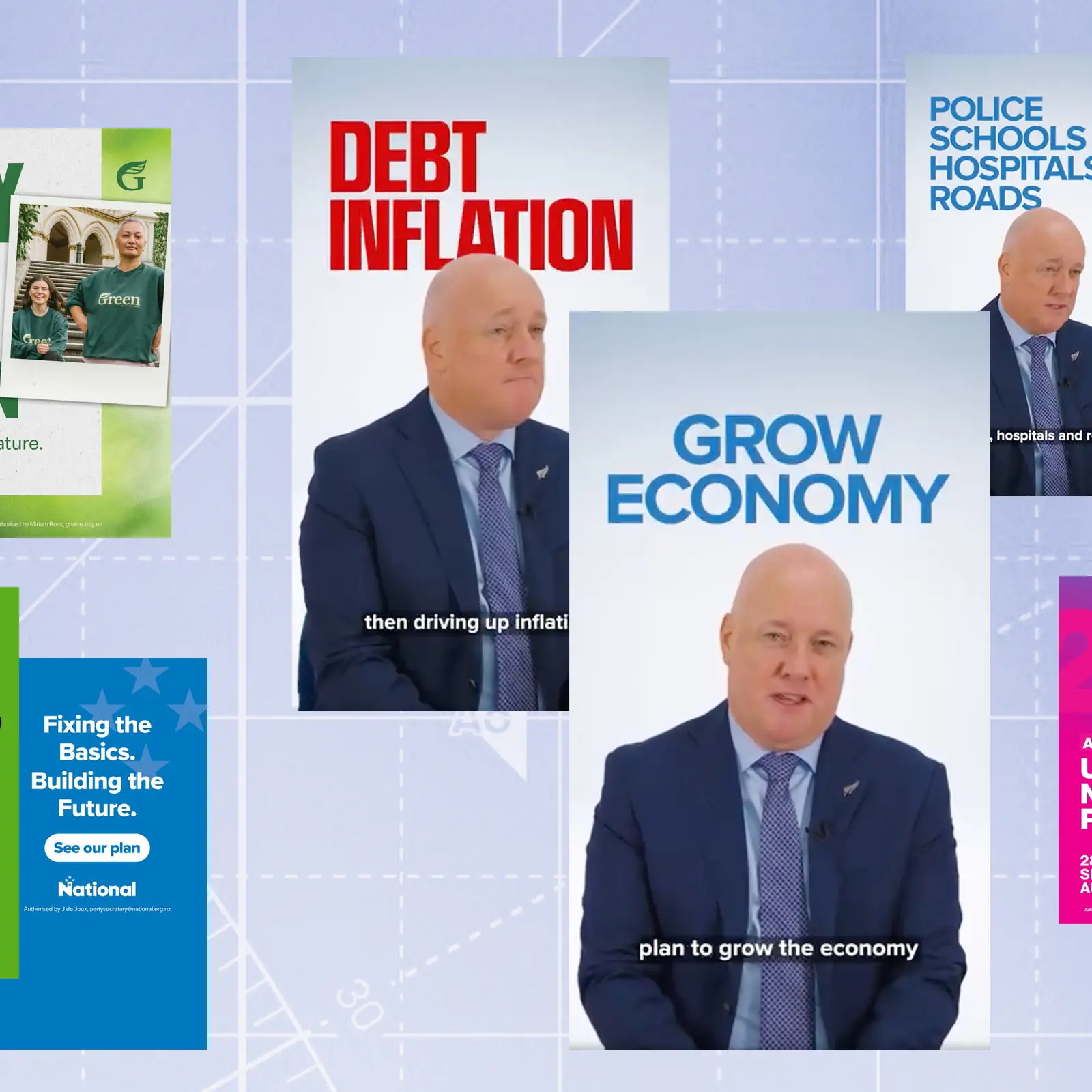 The National Party's 92 political ads seen by only men