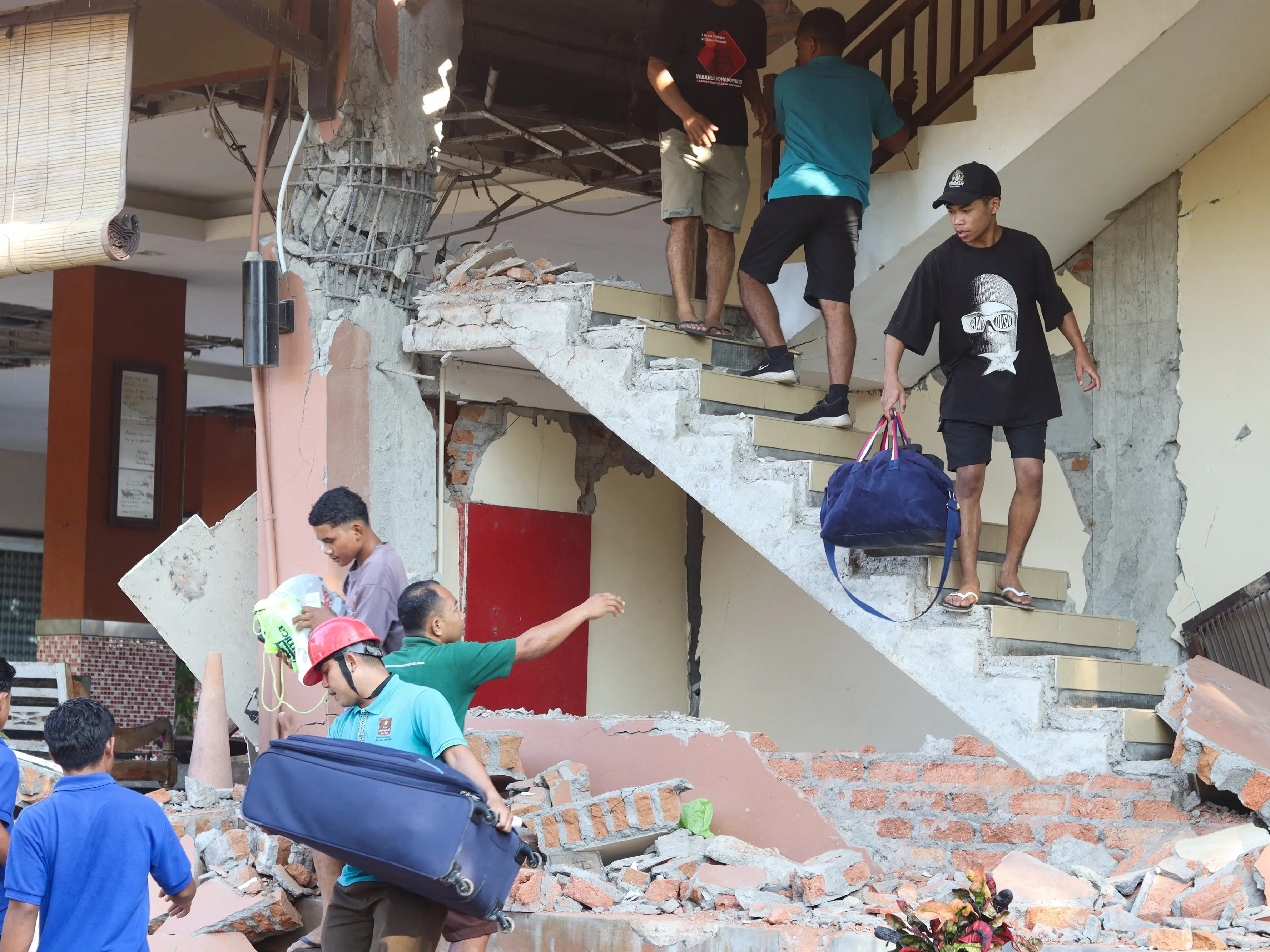 At least two dead after quake strikes off Indonesia