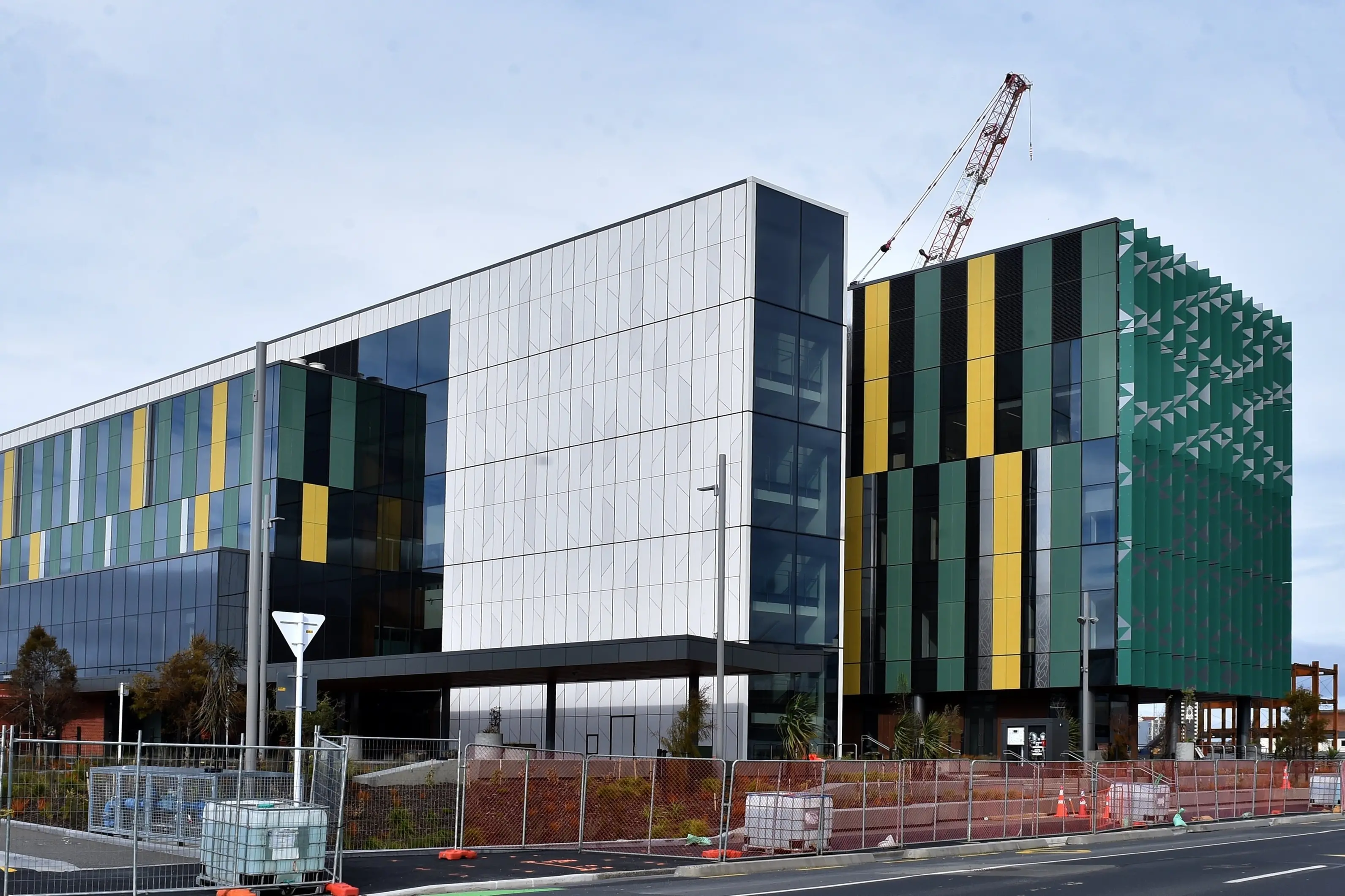 The new Dunedin Hospital outpatients building. Photo: Peter McIntosh