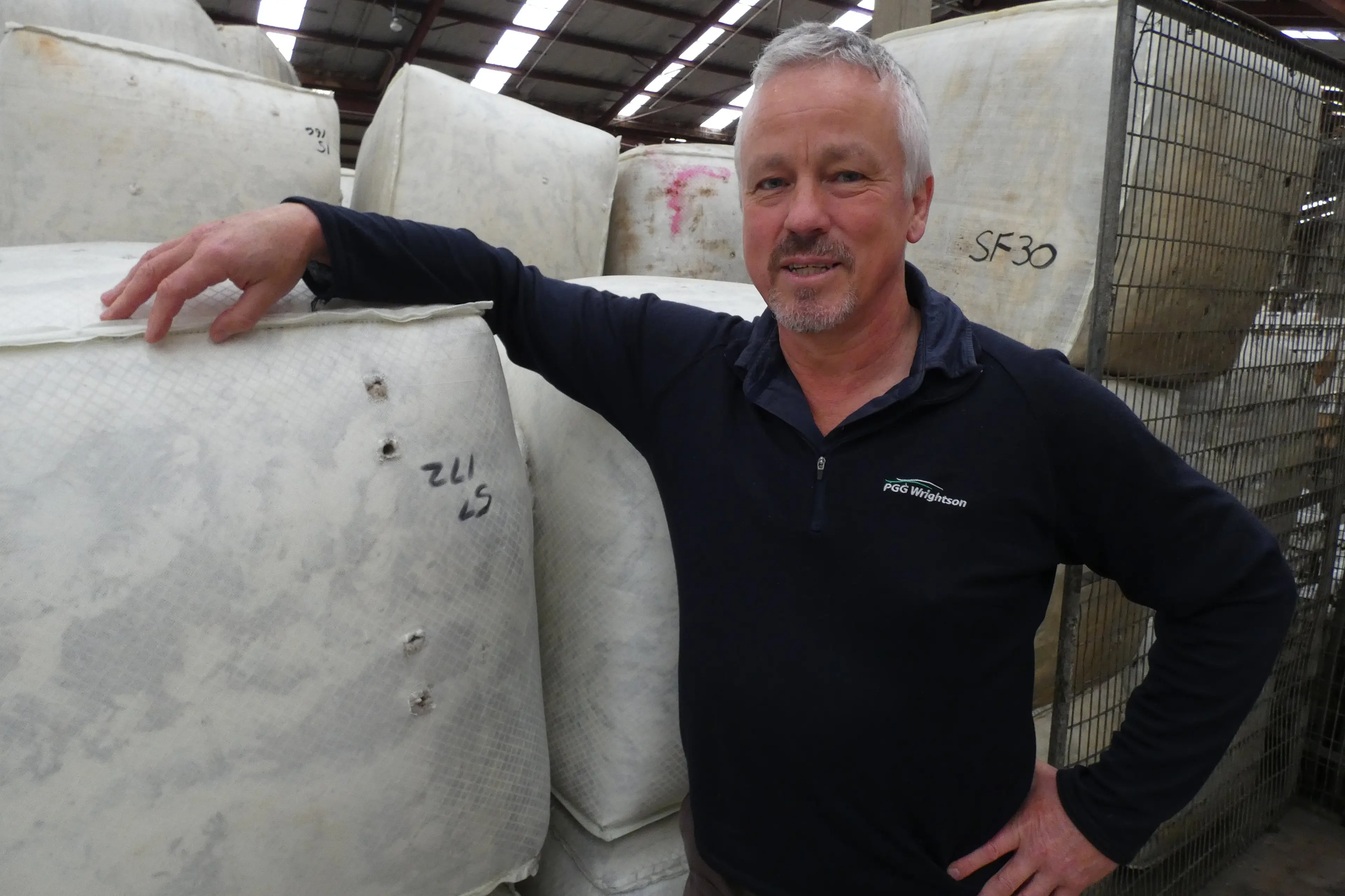 A rise in the overall strong wool prices is positive, PGG Wrightson auction manager Dave Burridge says. Photo: Tim Cronshaw