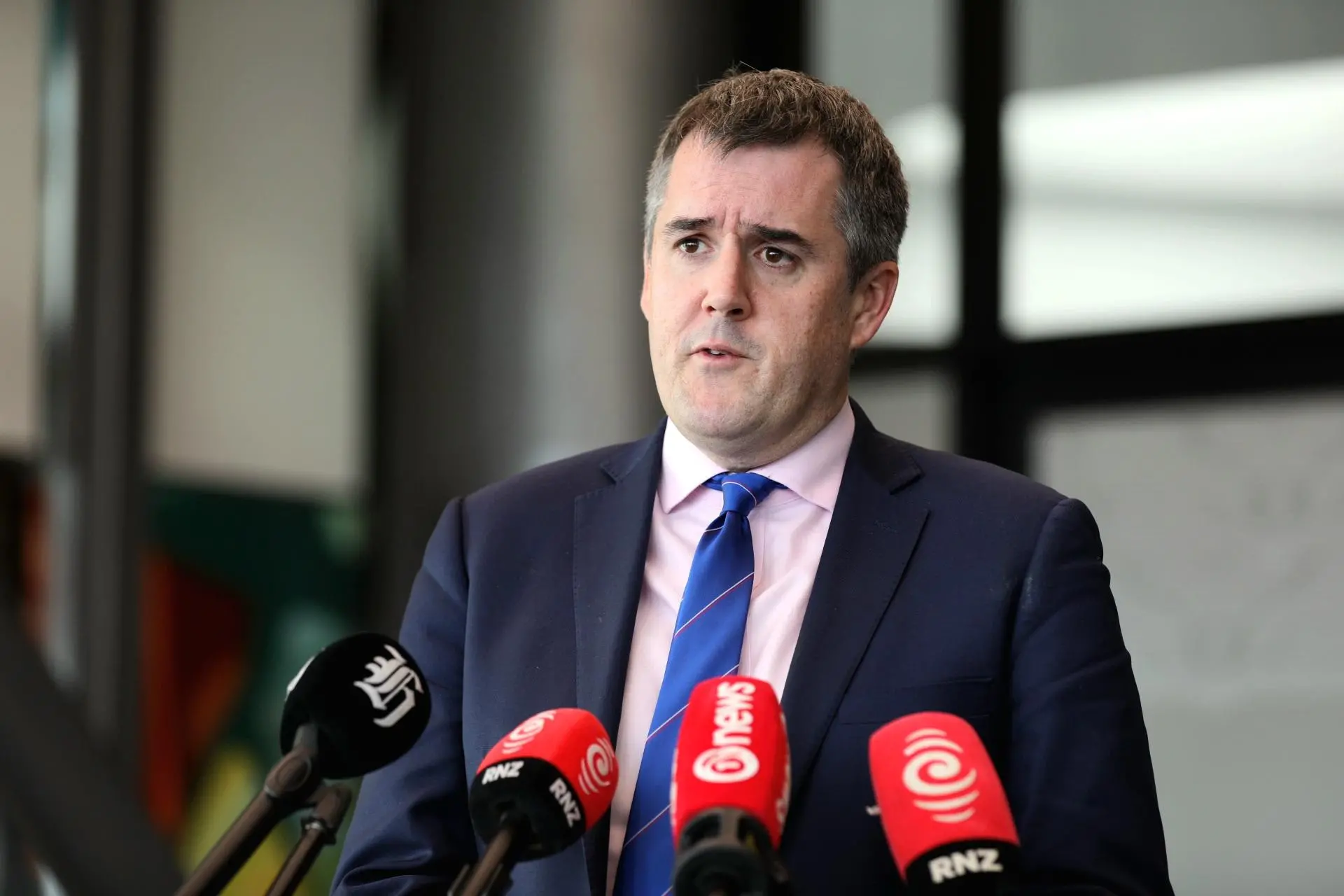 <p>Housing and Infrastructure Minister Chris Bishop. Photo: RNZ</p>\\n