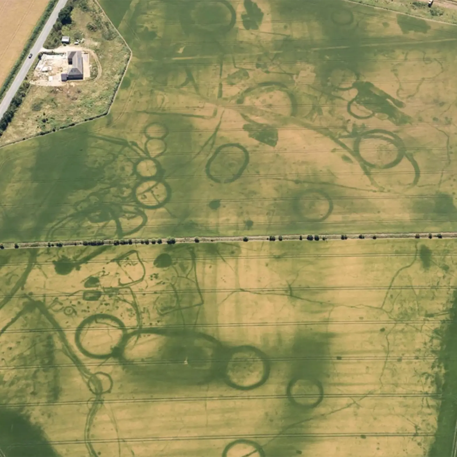 Heatwave reveals signs of the past