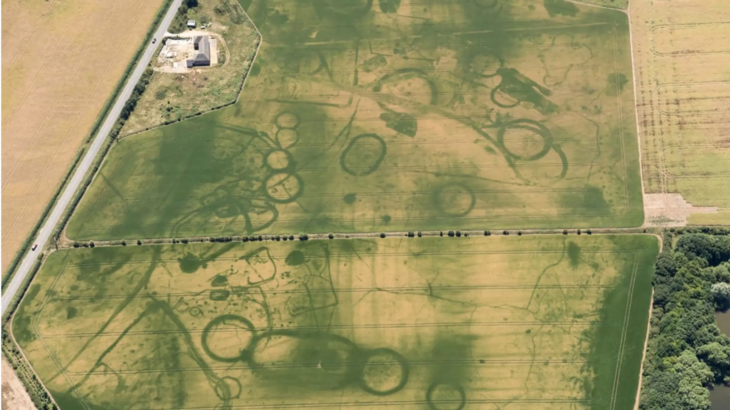 Heatwave reveals signs of the past