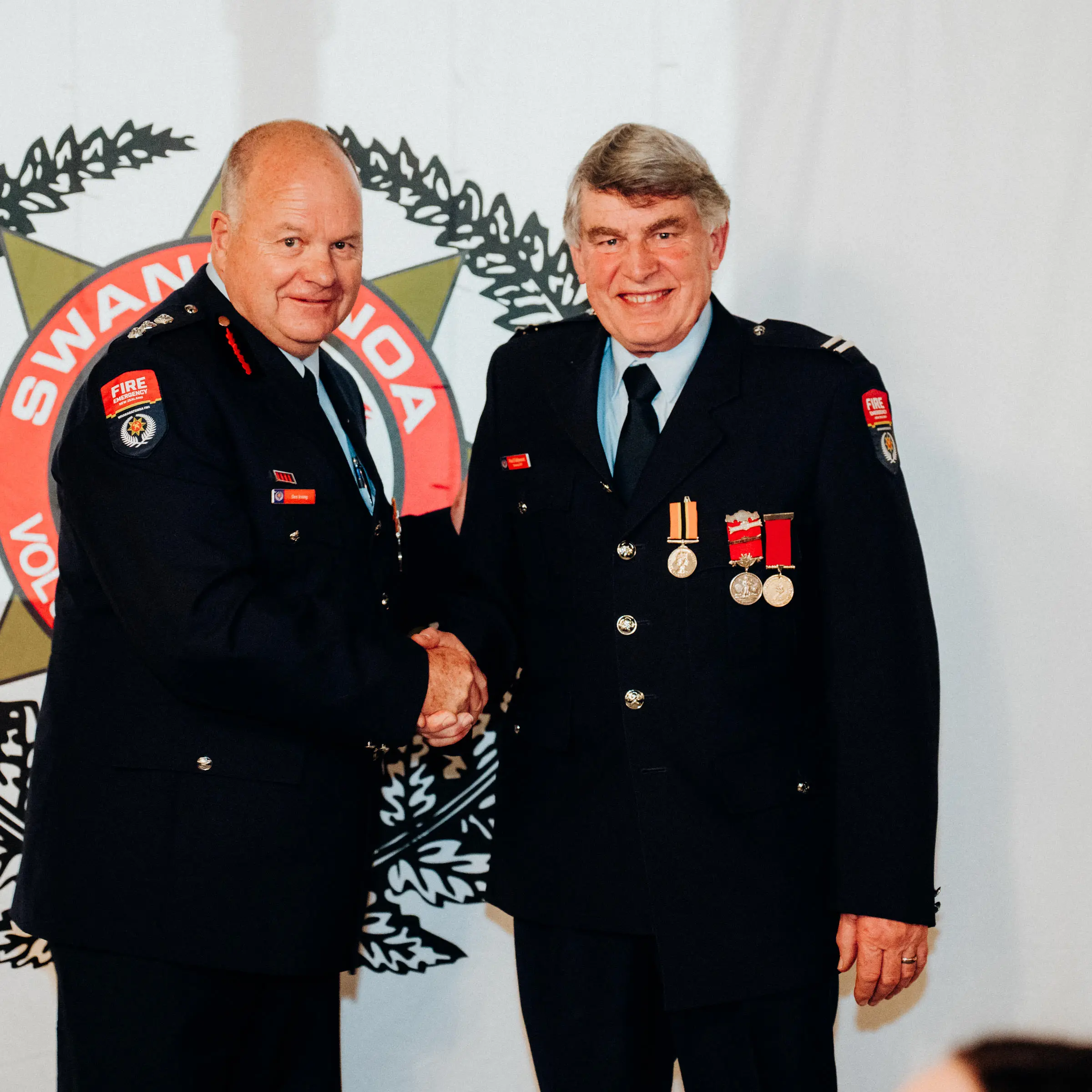 Firefighter’s ‘long service and good conduct’ recognised