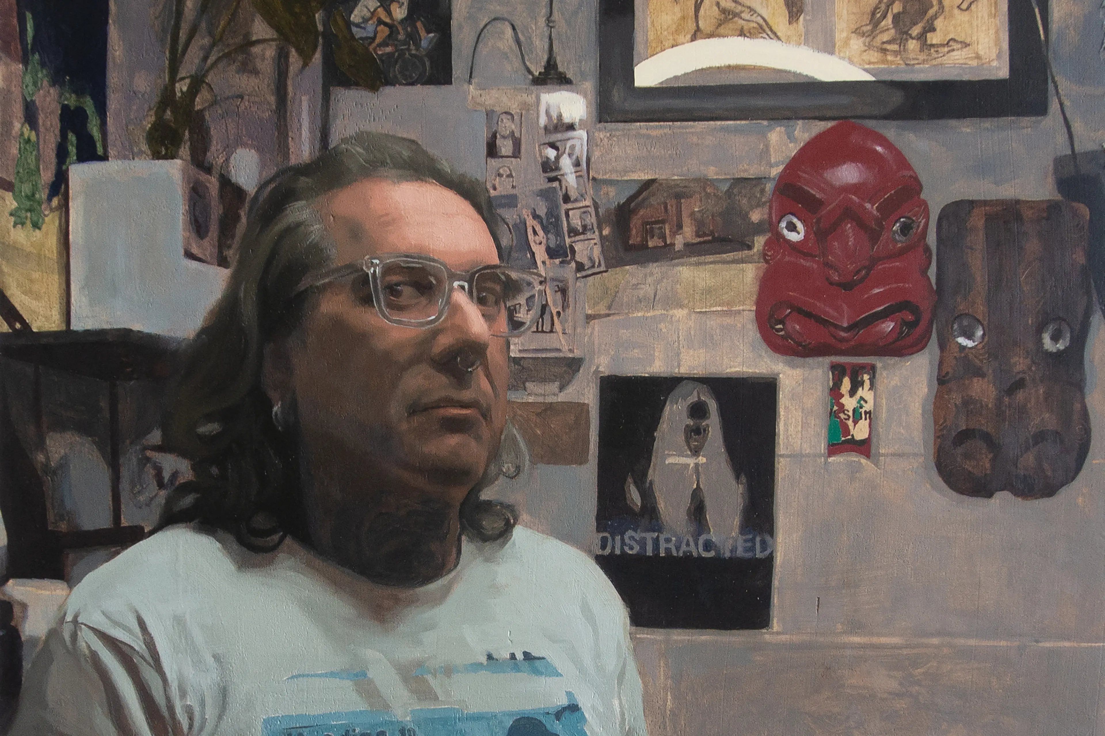Overall winner: Duncan Pepe-Long\\'s \\'Solomon T\\u0101mehana\\', winner of The Adam Portraiture Award 2026. Image: Supplied