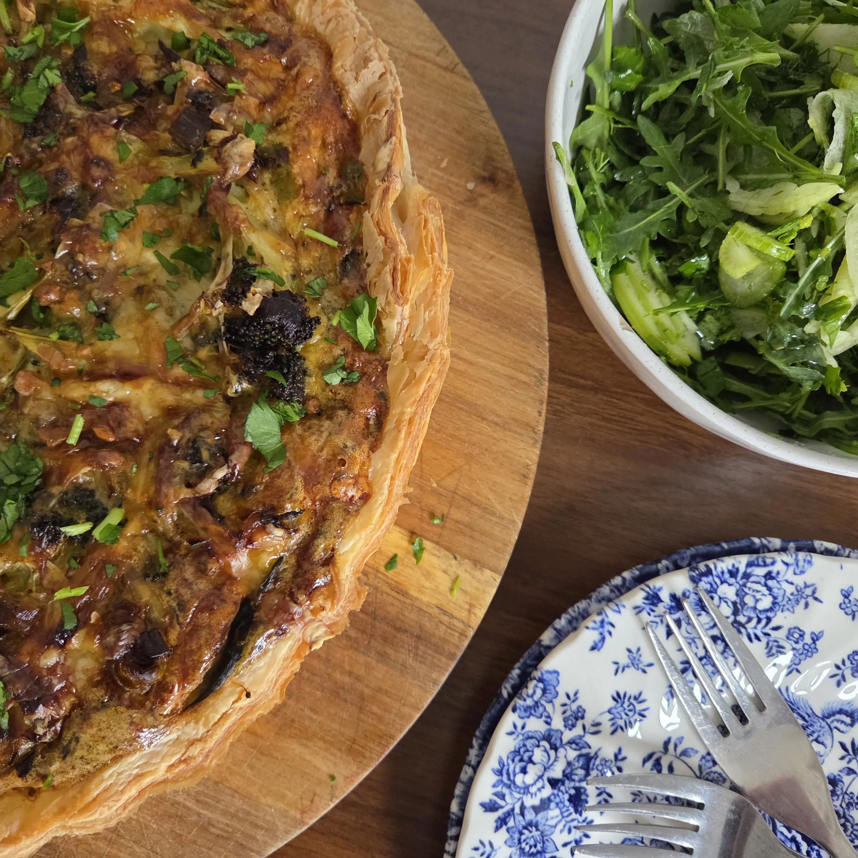 Hearty tart for weekend adventures