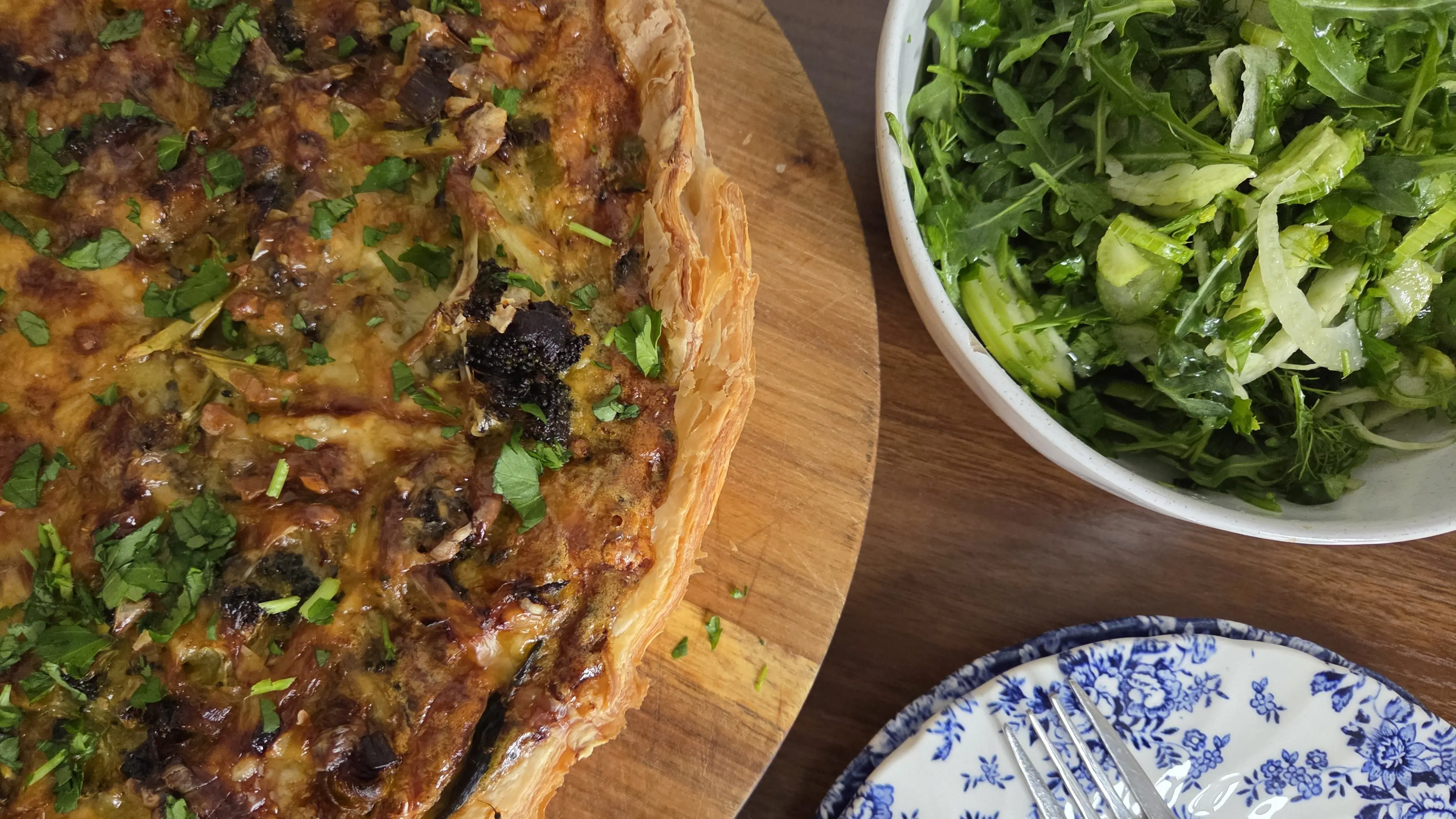 Hearty tart for weekend adventures