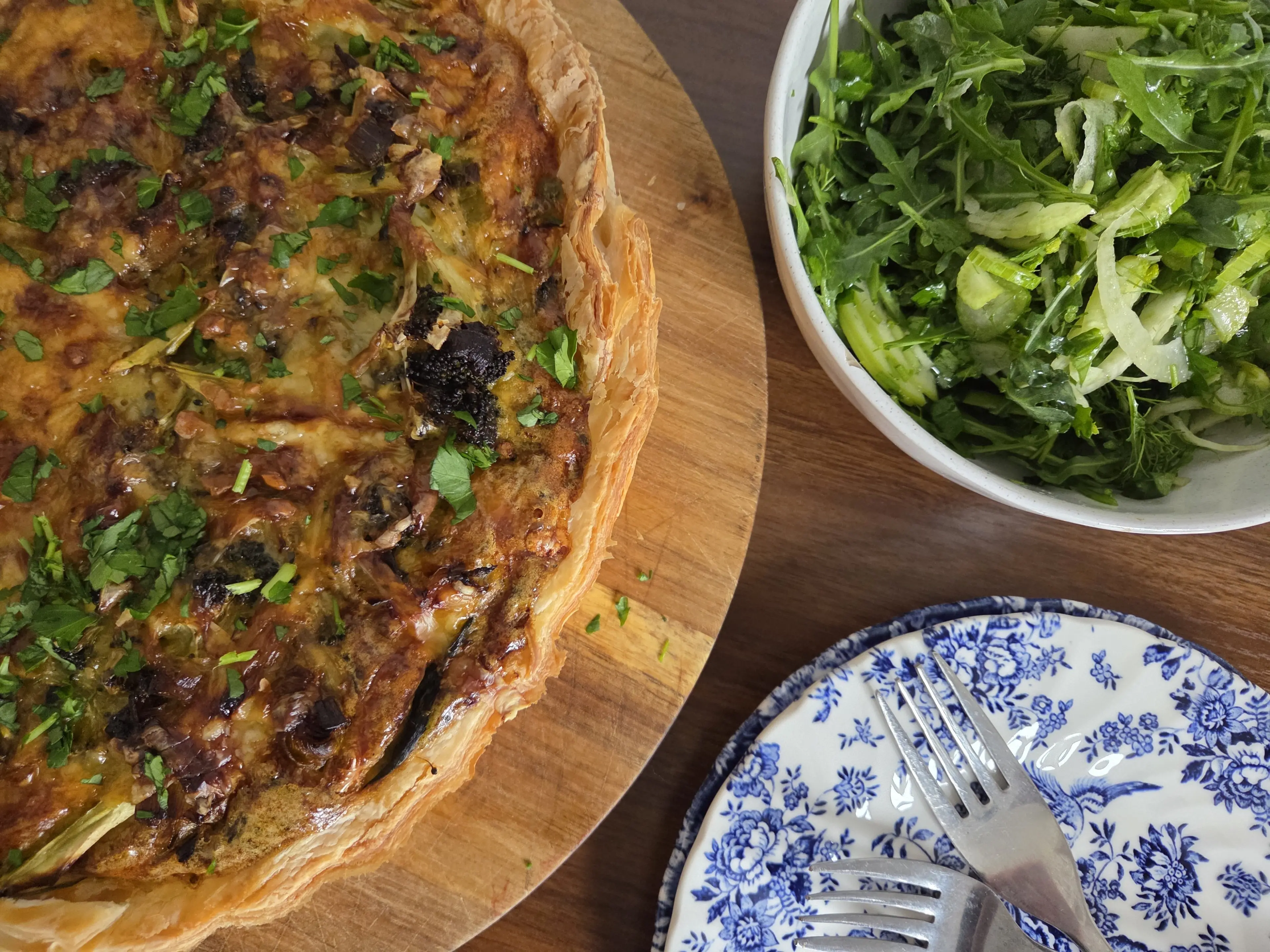 Hearty tart for weekend adventures