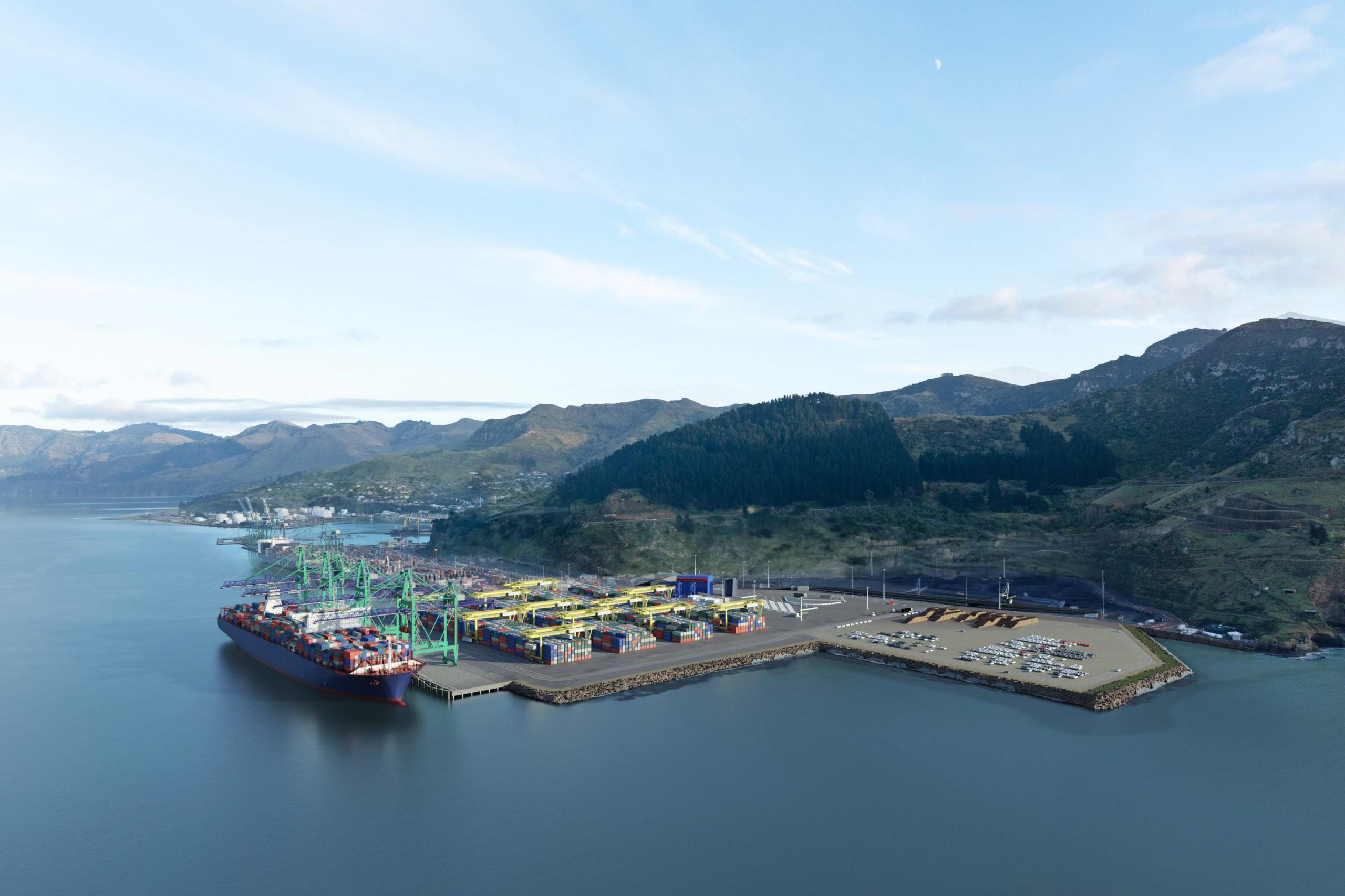 Union claims workers left in the dark over Lyttelton Port’s $800m expansion plan