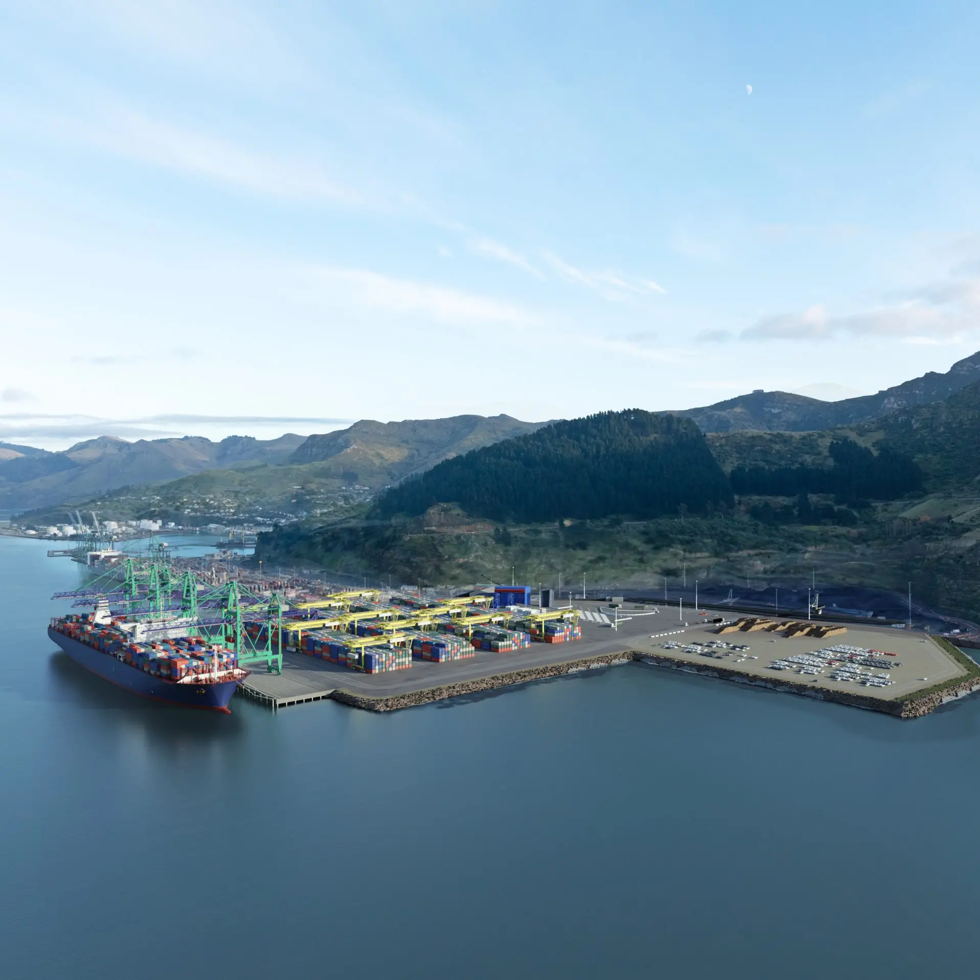 Union claims workers left in the dark over Lyttelton Port’s $800m expansion plan