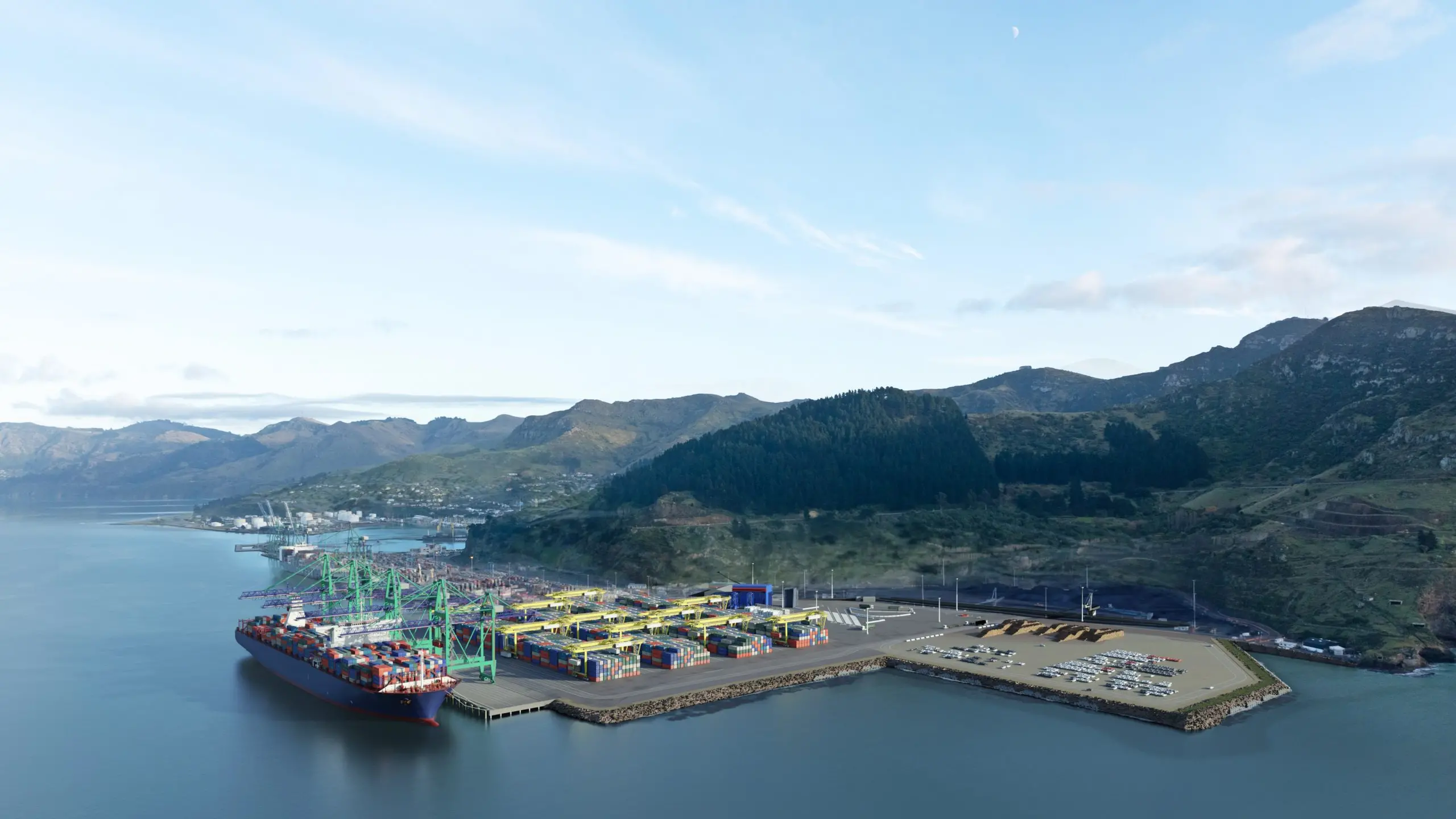 Union claims workers left in the dark over Lyttelton Port’s $800m expansion plan