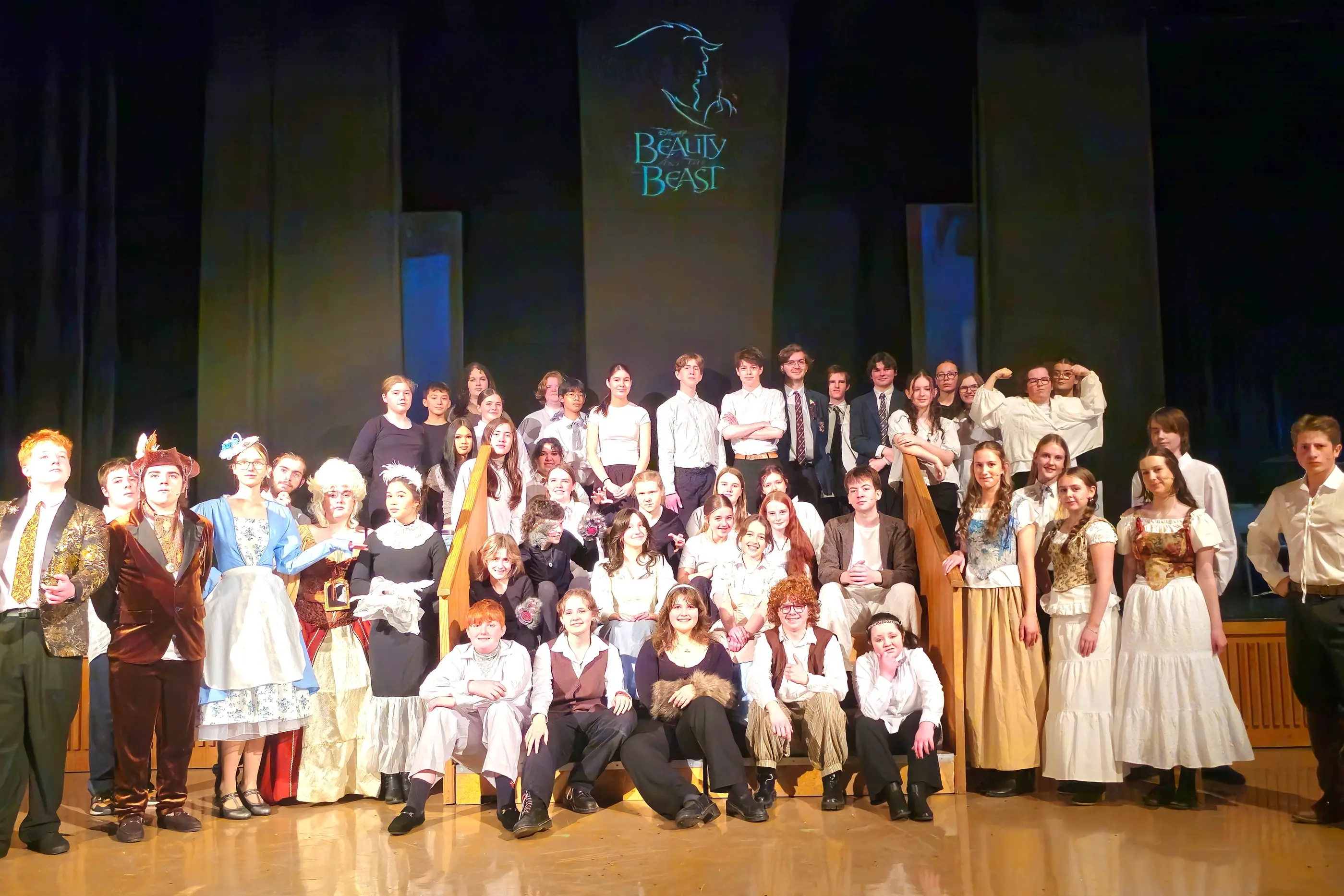 Mountainview High School MPR students are staging Beauty and the Beast this week. Photo: Connor Haley