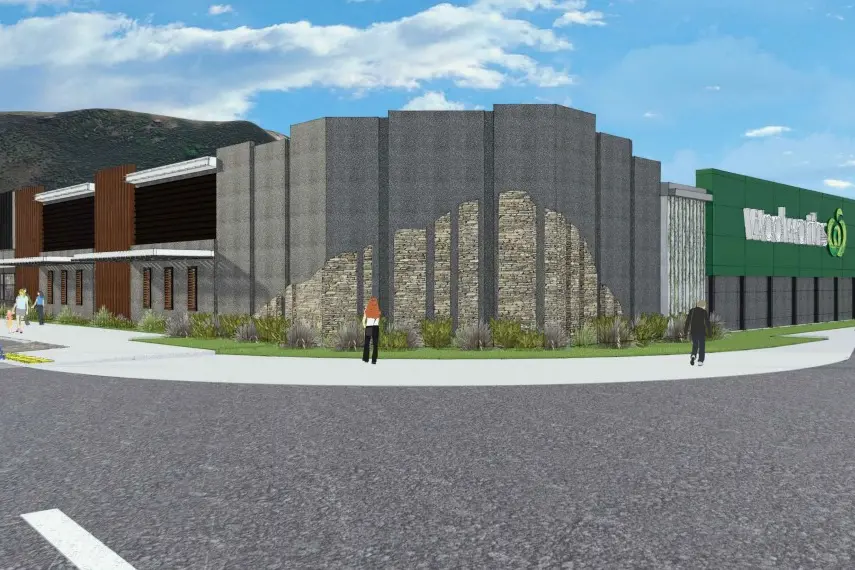 An artists impression of the large new Woolworths store set to open in Three Parks in mid-2027. Photo: Supplied