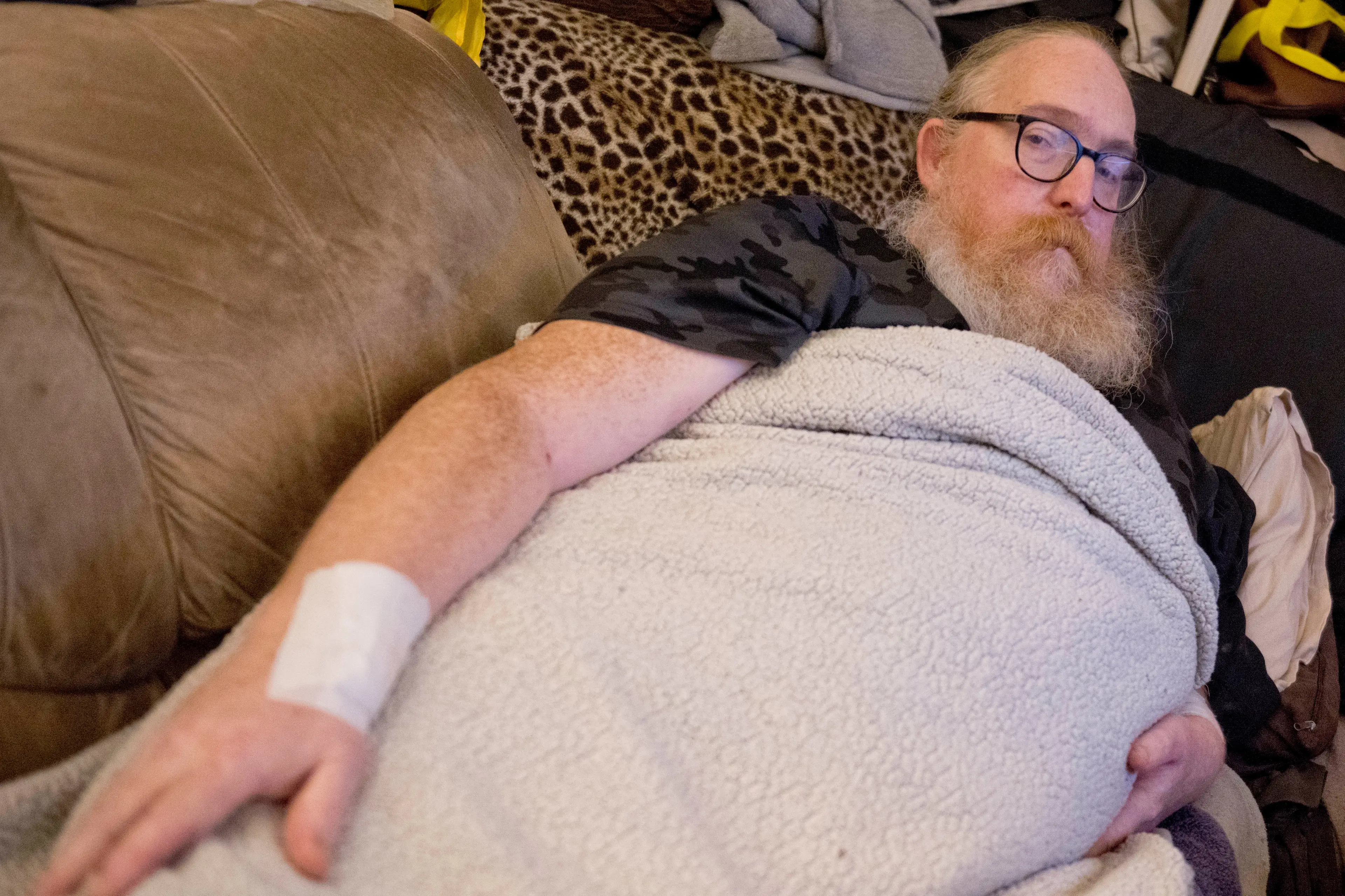 Dunedin cancer patient Mark Baxter has been left in extreme pain after doctors failed to diagnose his blood cancer for about three years. Photo: Gerard O\\'Brien\\r