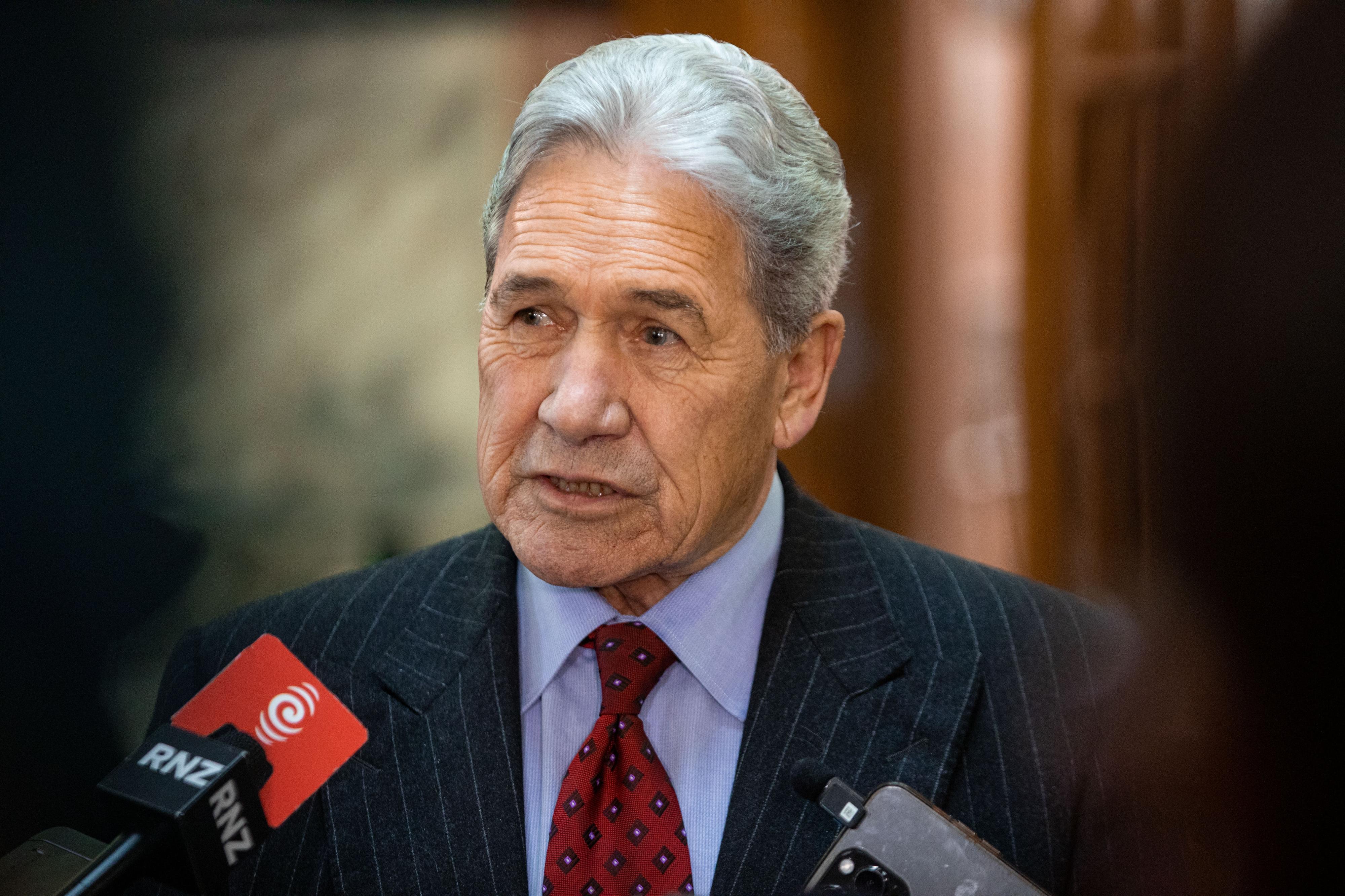 Peters sidesteps questions over support for Luxon as PM