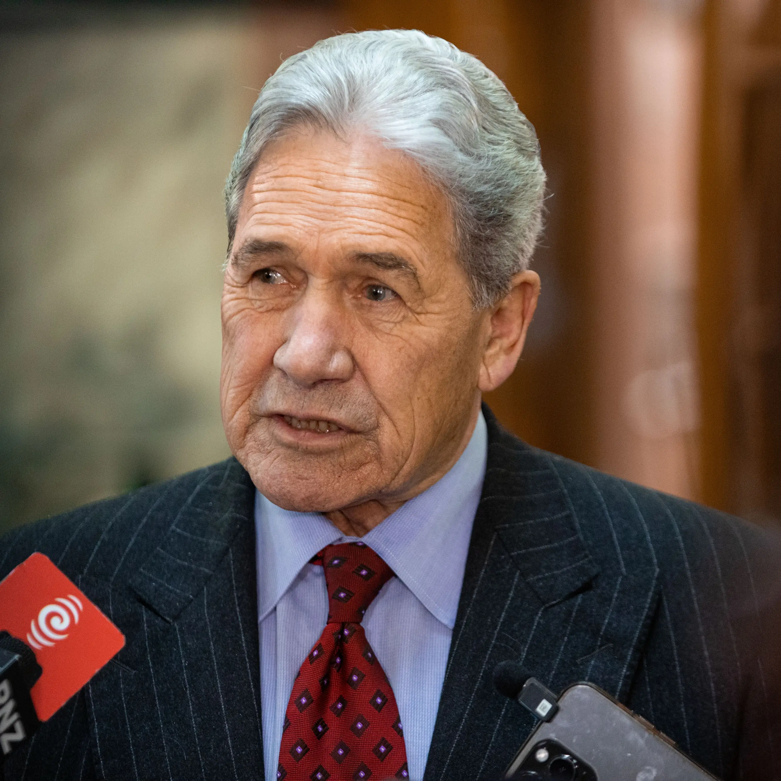Peters sidesteps questions over support for Luxon as PM