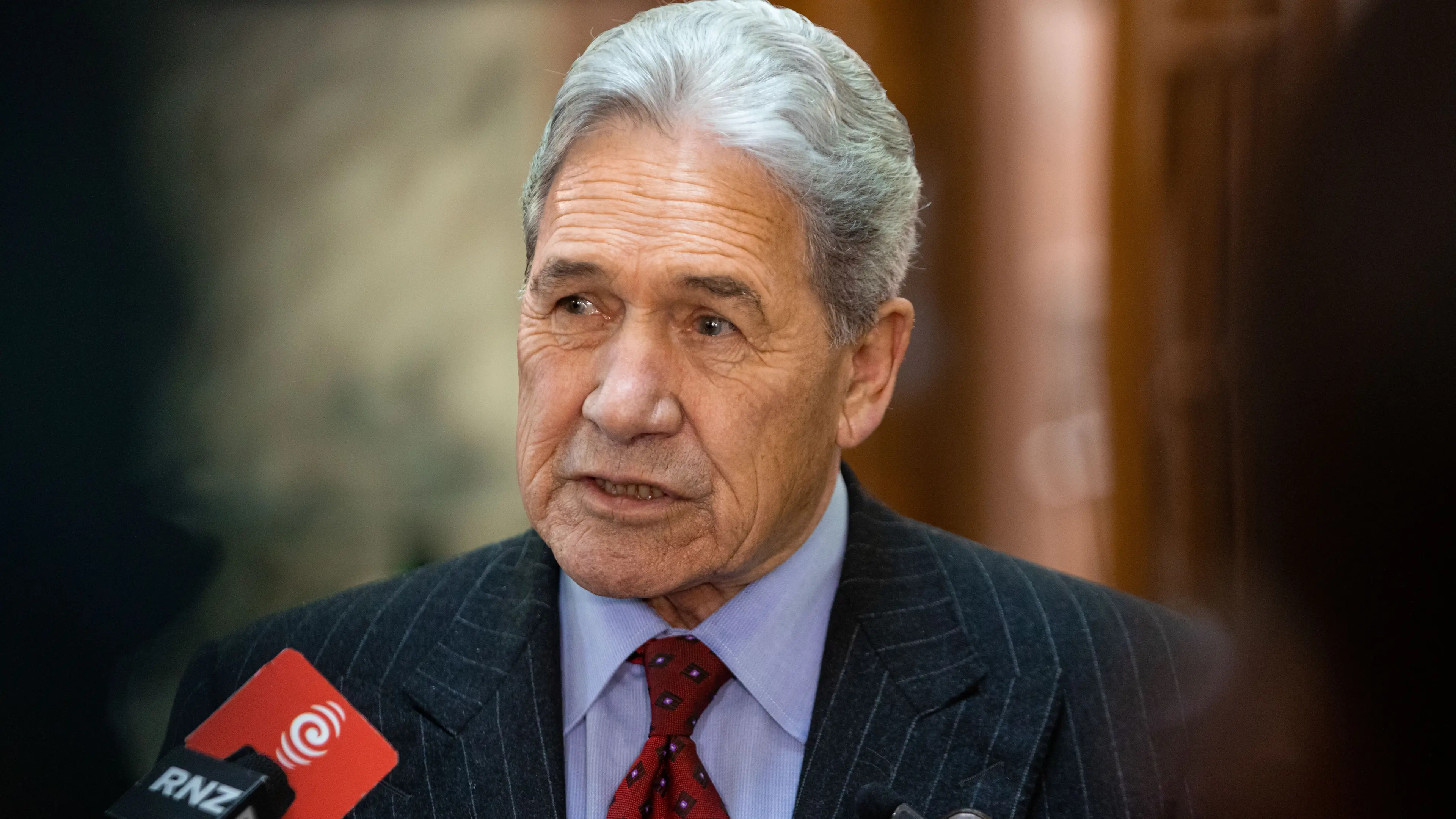 Peters sidesteps questions over support for Luxon as PM