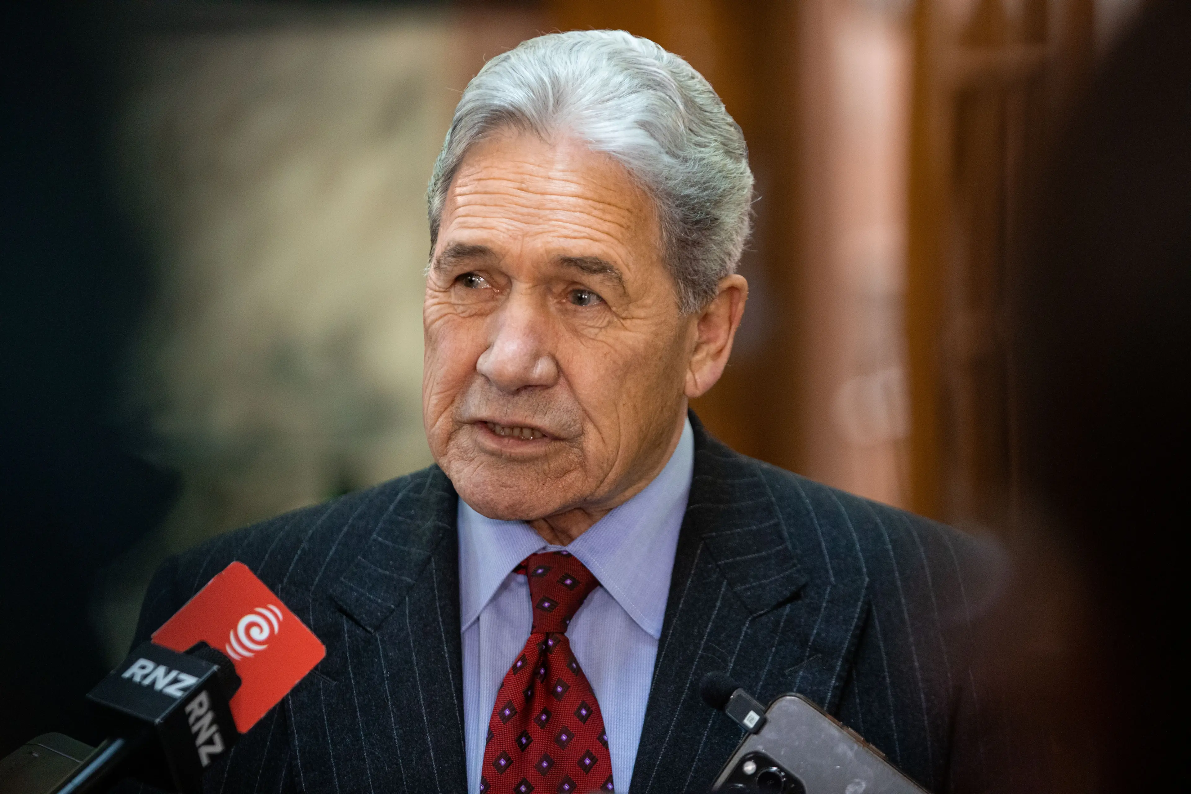 <p>NZ First leader Winston Peters. Photo: RNZ</p>\\n