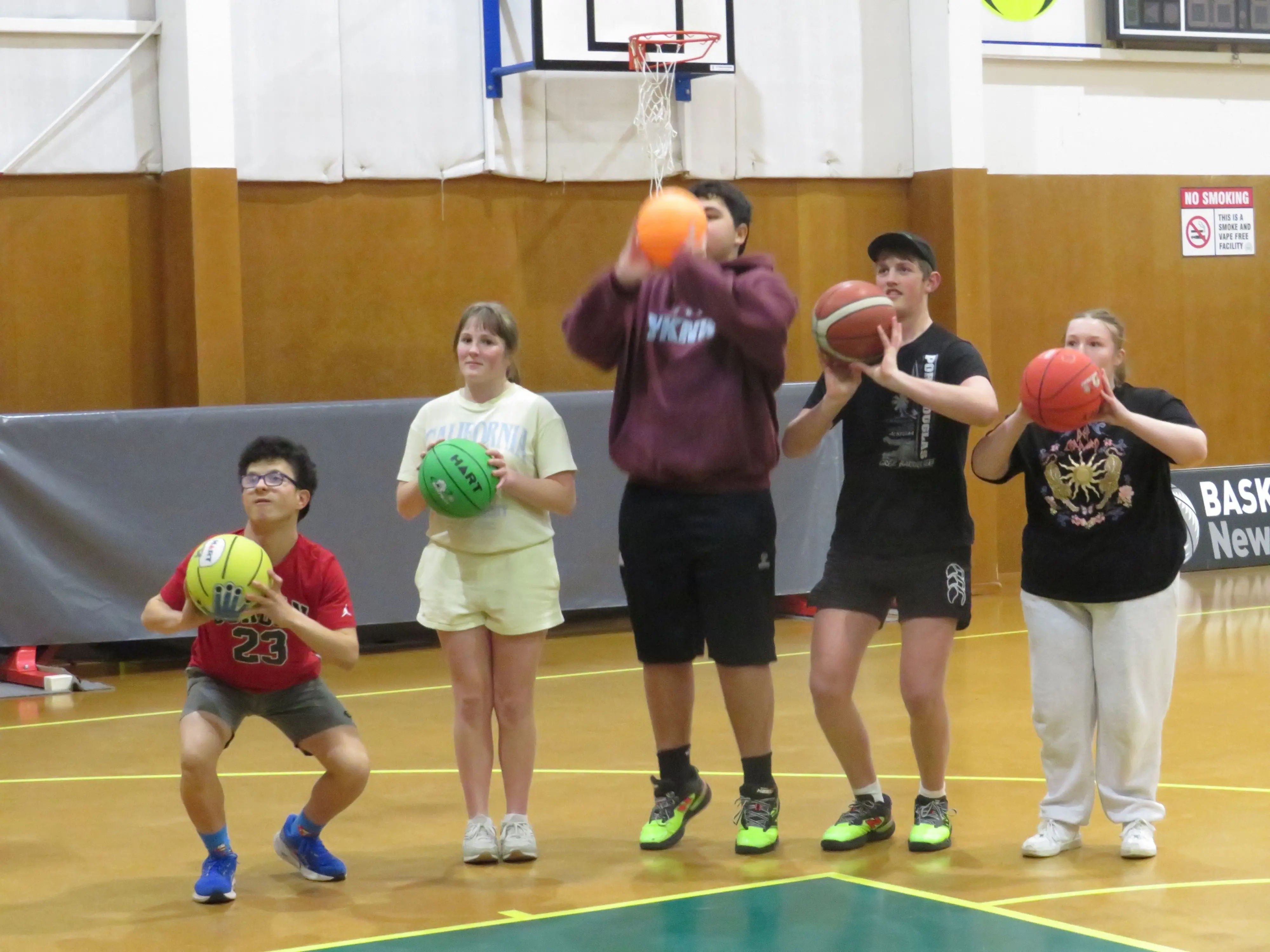 odt.co.nz - Toni Williams - Basketballers making connections, having fun and playing sport