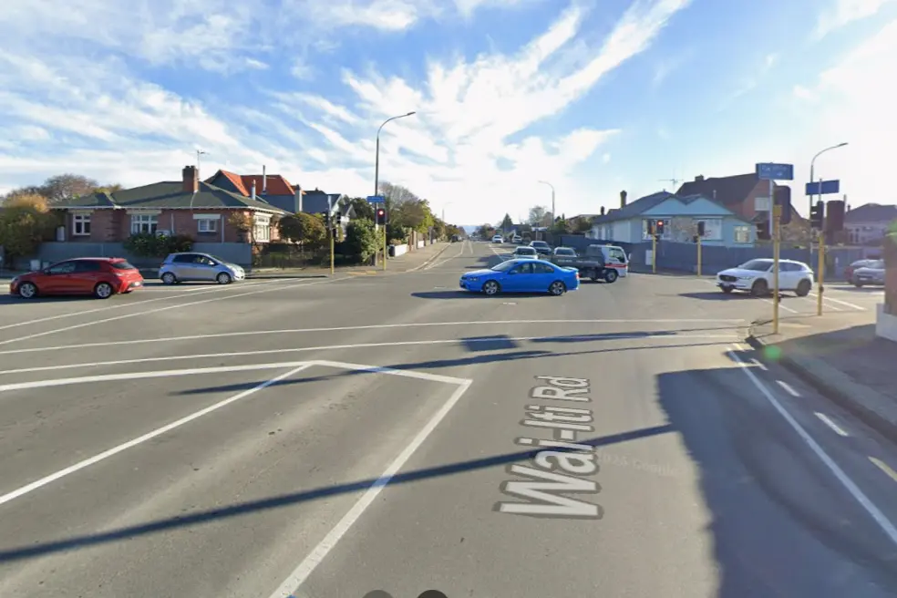 <p>The intersection of Wai-iti Rd and Wilson St, near where the incident happened. File photo: Google Maps</p>\\n