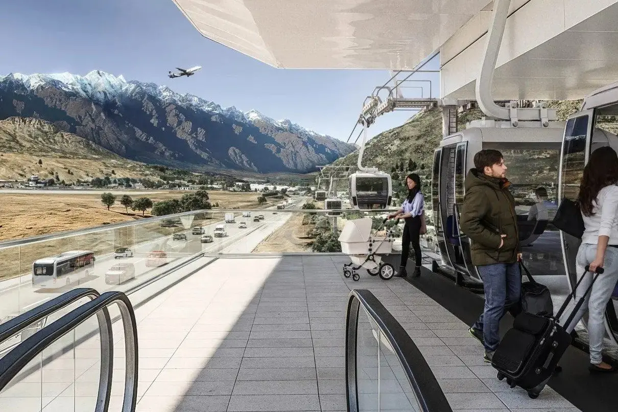 Regional breakthrough: An announcement earlier in August confirming the proposed Queenstown Cable Car would qualify for public transport funding under a re-elected National government\\'s been hailed by its promoters. Image: Archive