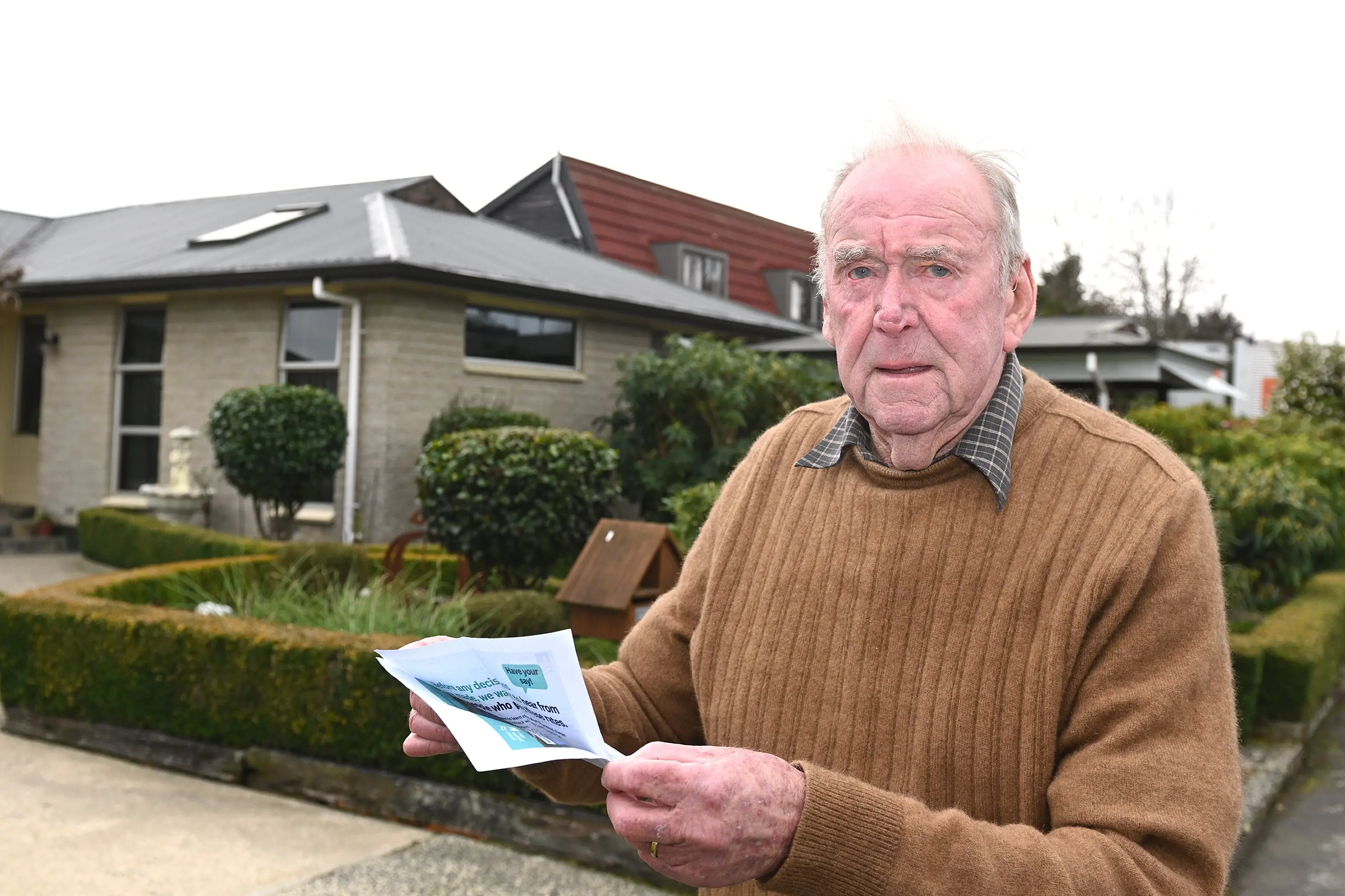 Alister Forgie is unhappy about his rates going up. Photo: Linda Robertson