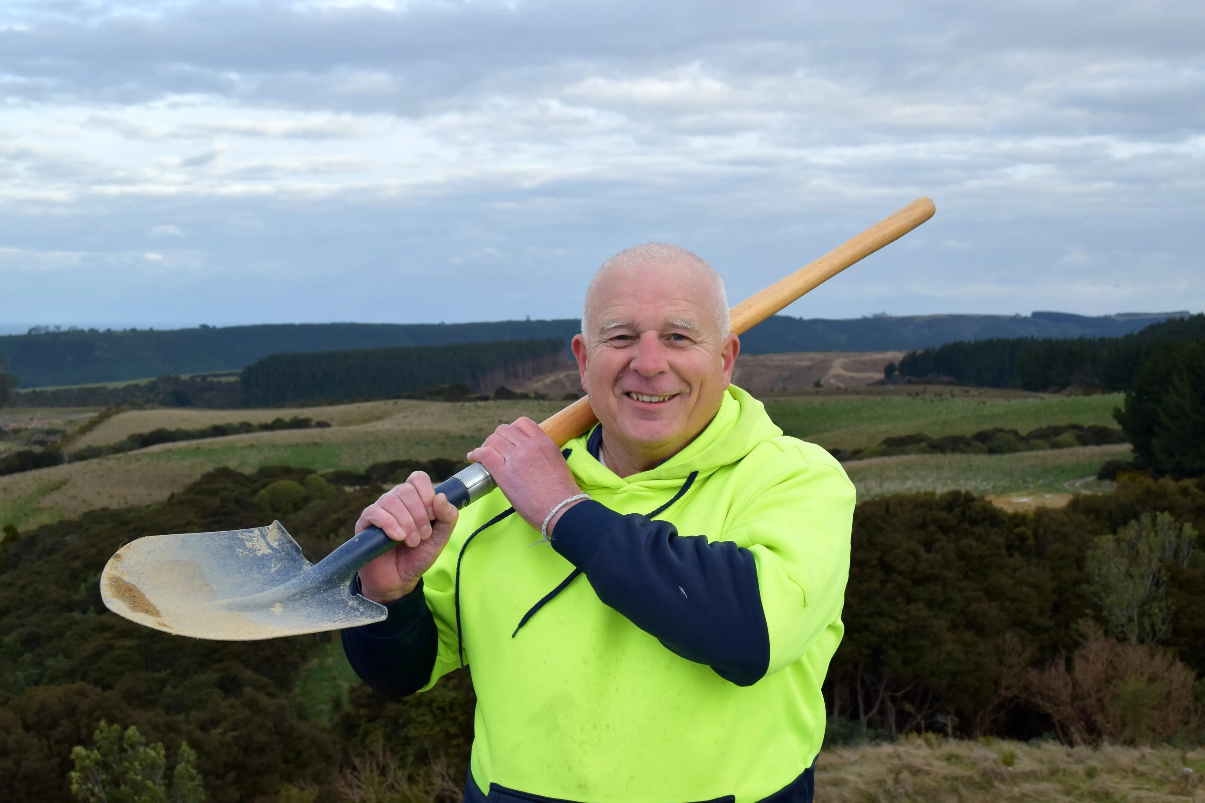 Peter Parsons is about to start growing New Zealand\\u2019s\\u00A0largest contiguous kauri forest in Taieri Beach.\\u00A0Photo: Shawn McAvinue
