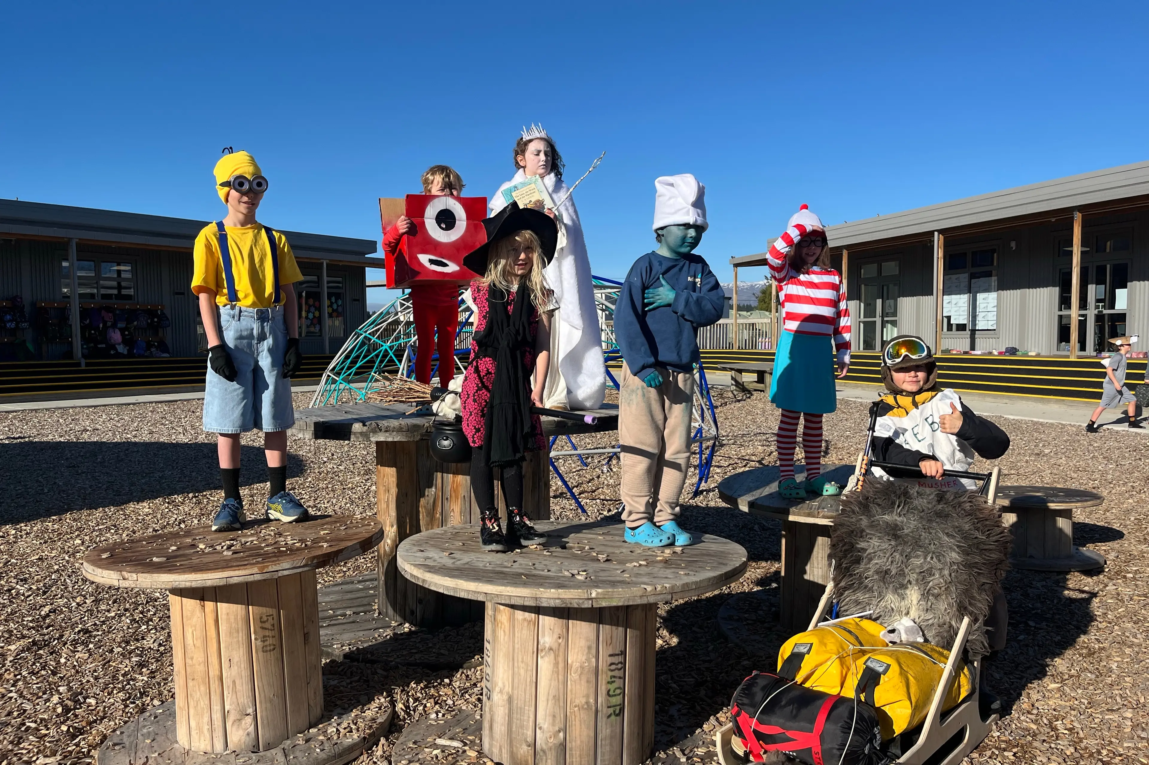 Students of Hawea Flat dress up for Book Week