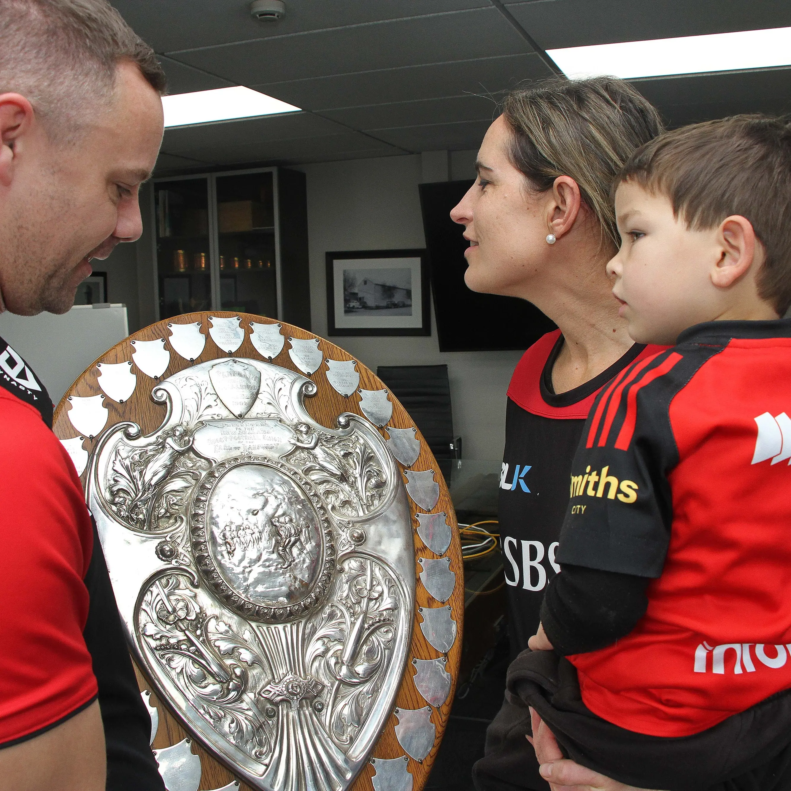 The Ranfurly Shield visits Rangiora