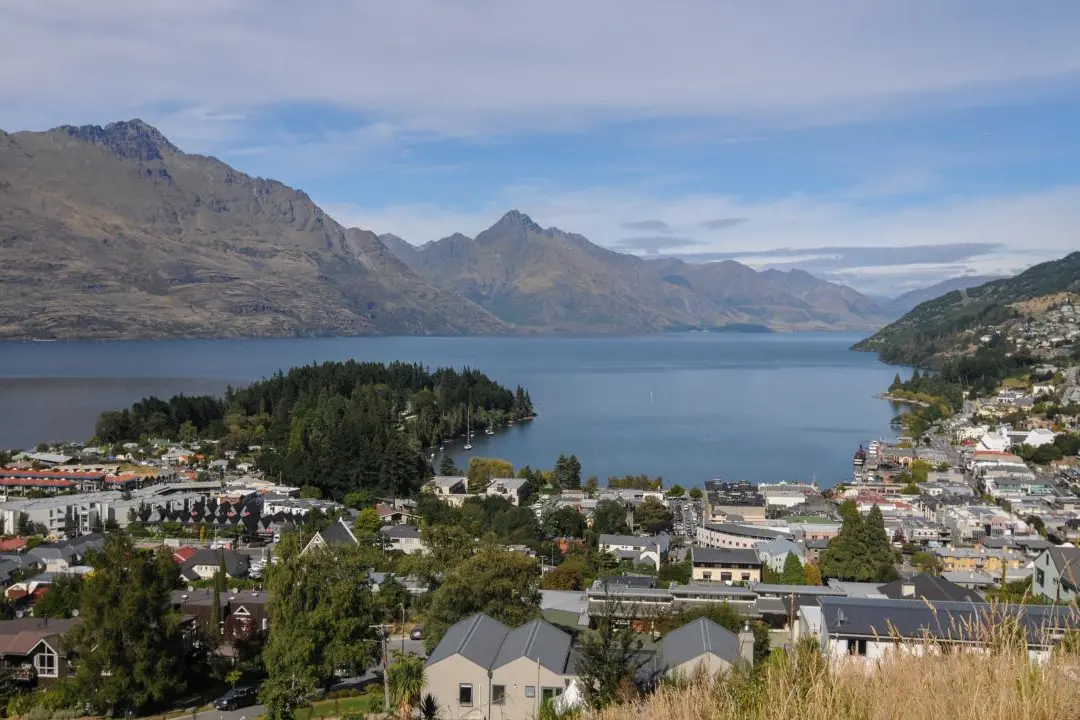 Galway Court\\'s view overlooking Queenstown and Lake Wakatipu. Photo: supplied