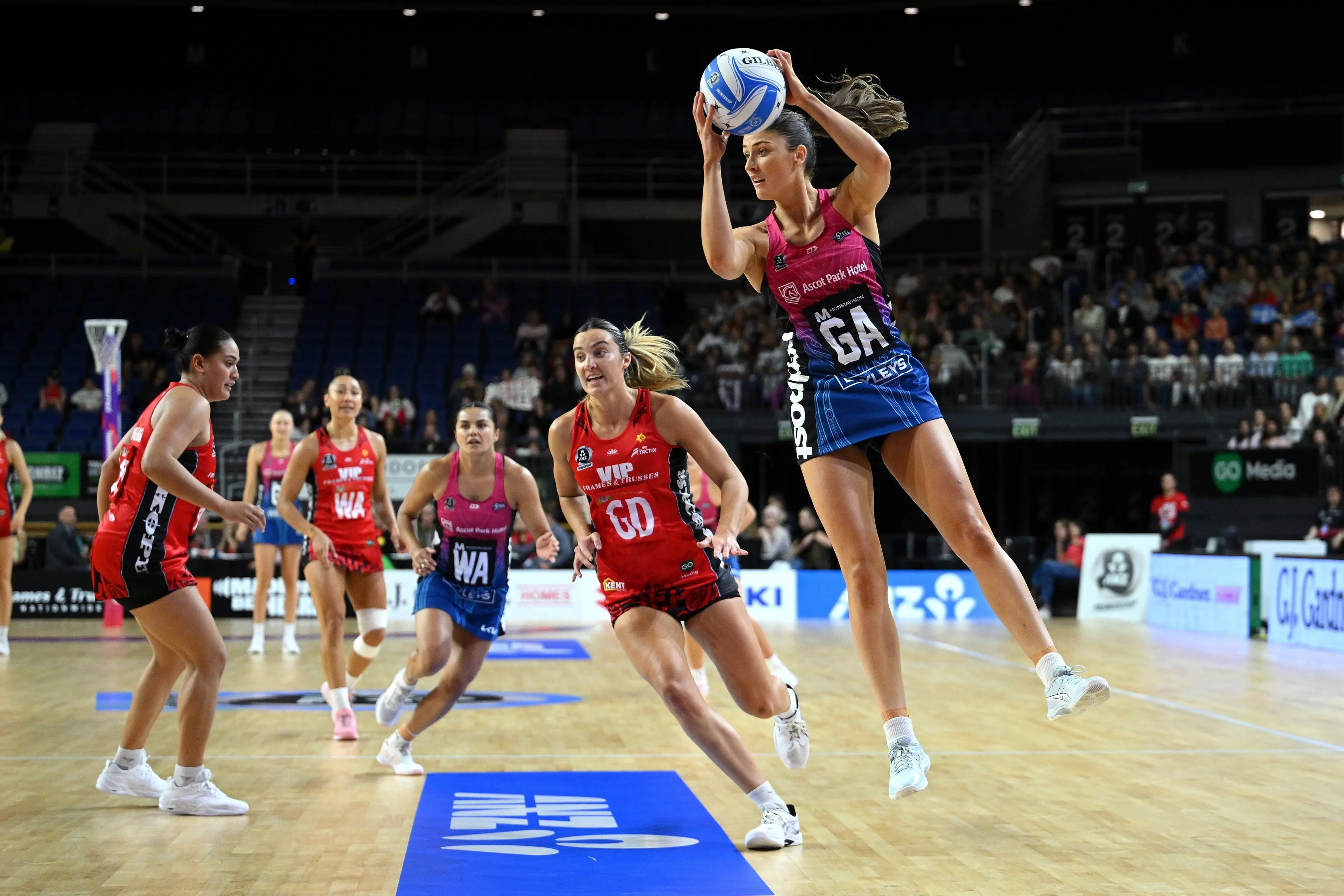 Southern Steel shooter Georgia Heffernan has signed a two-year deal with the Sunshine Coast Lightning in Australia. Photo: Michael Bradley Photography