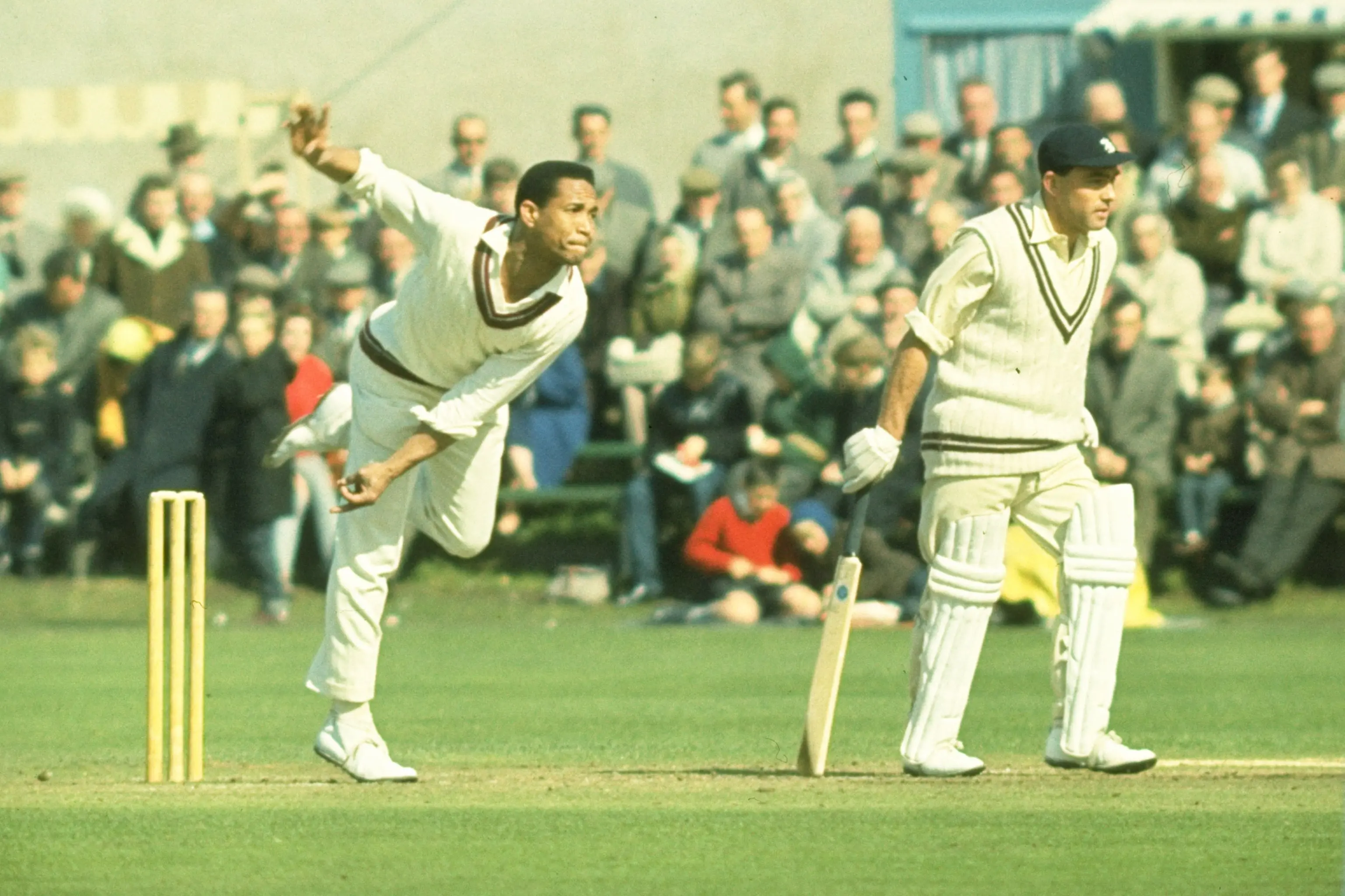 Sir Garfield Sobers in action for the West Indies. Photo: Allsport