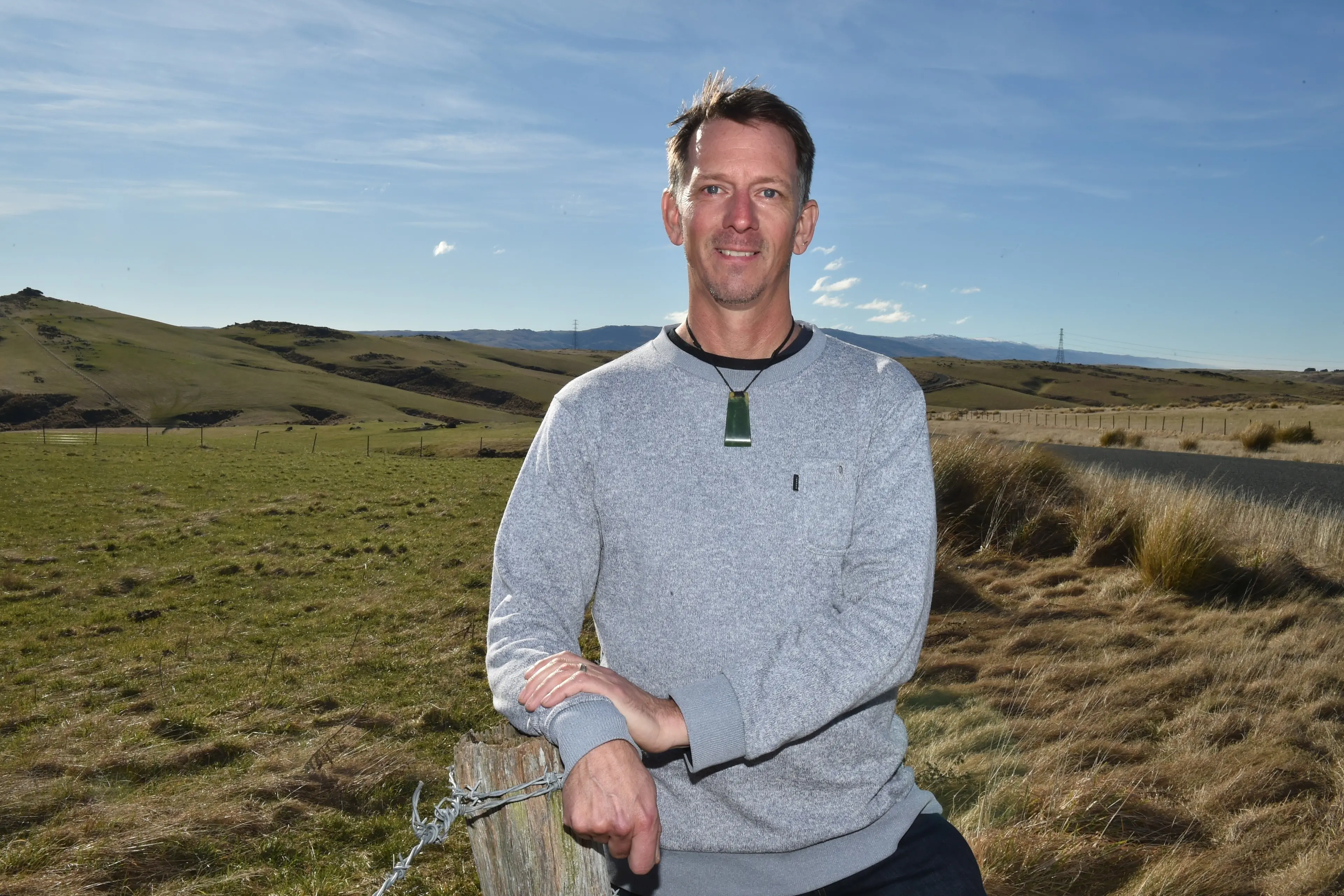 Dougal McQueen has plans for a new hydro scheme, hidden in the hills behind him. Photo: Gregor Richardson