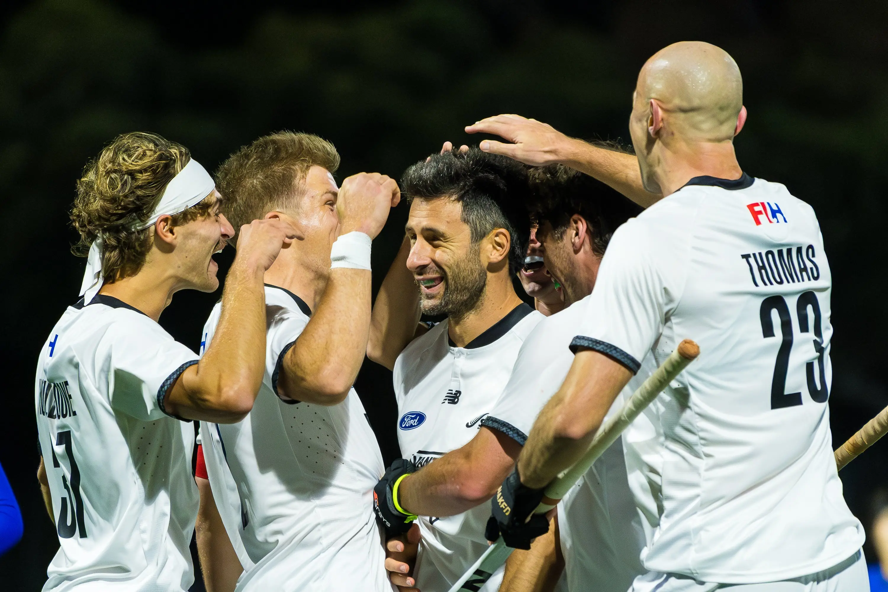 Kane Russell scored the Black Sticks only goal. Photo:Worldsportpics