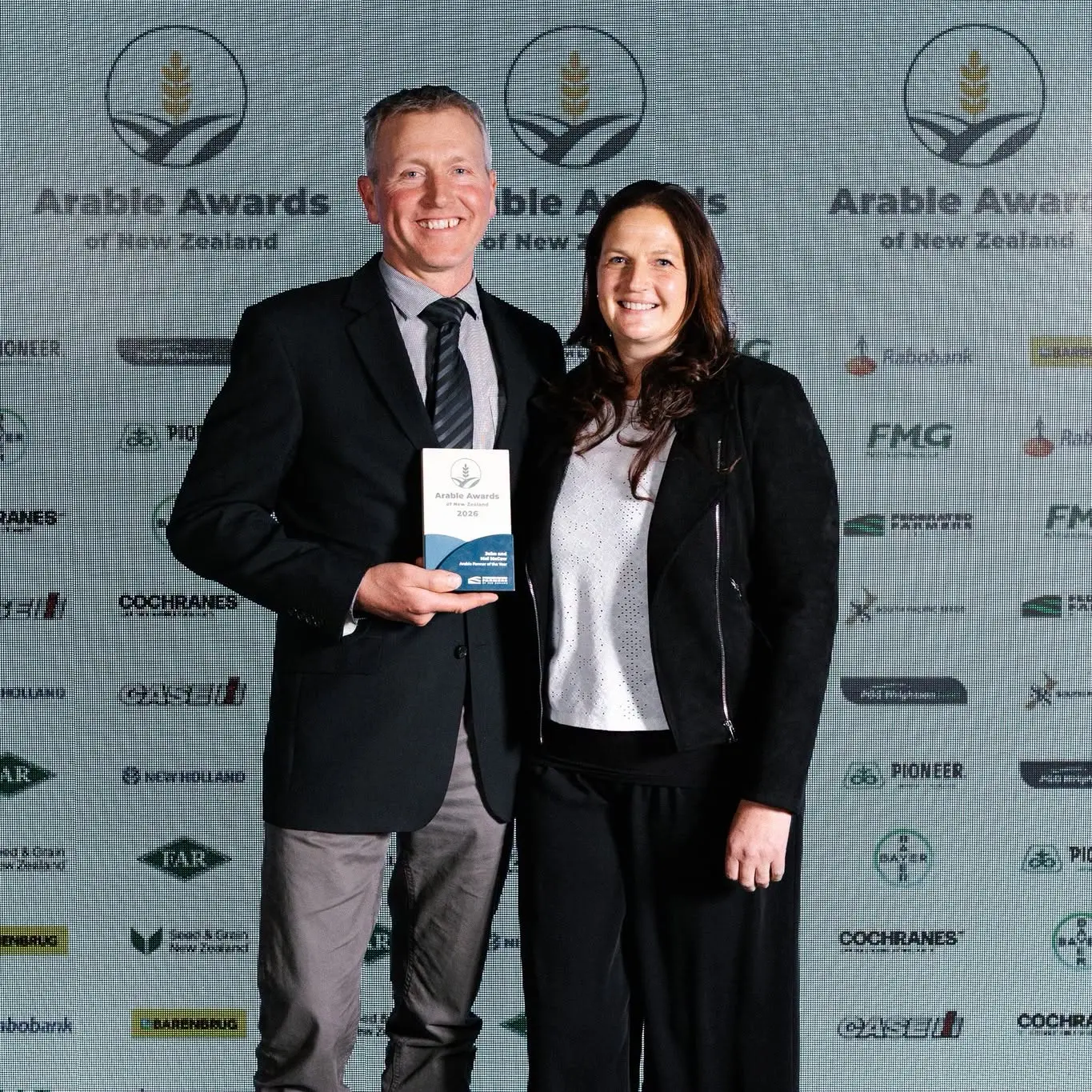 ‘Outstanding’ couple claim arable farming title