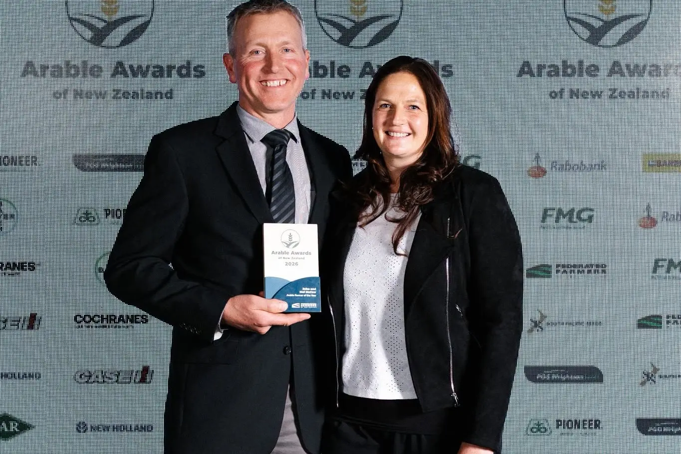 John and Mel McCaw. Photo: Federated Farmers