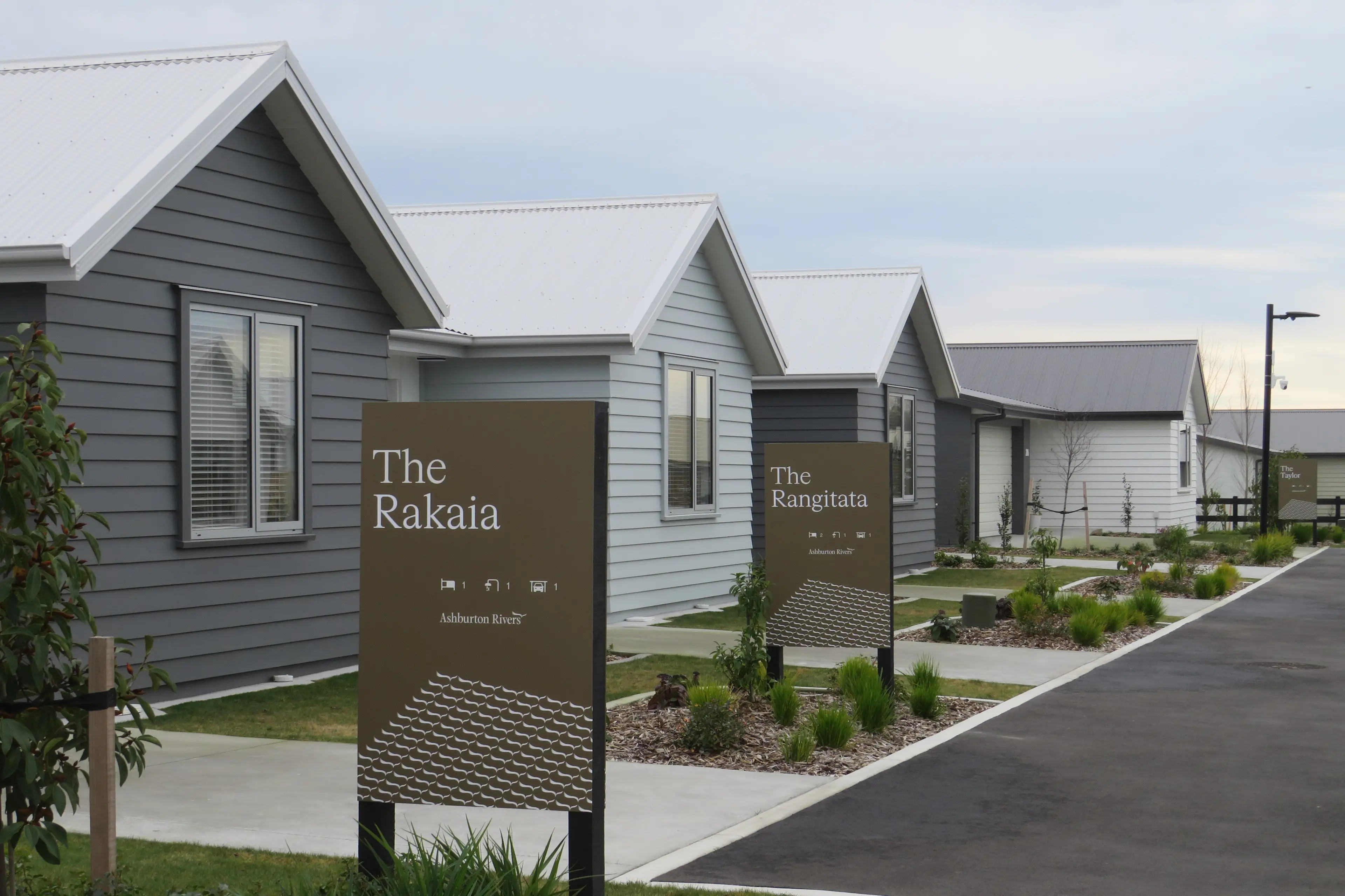 The first residents are settling into Ashburton\\u2019s new lifestyle village for over-50s on the eastern side of town.