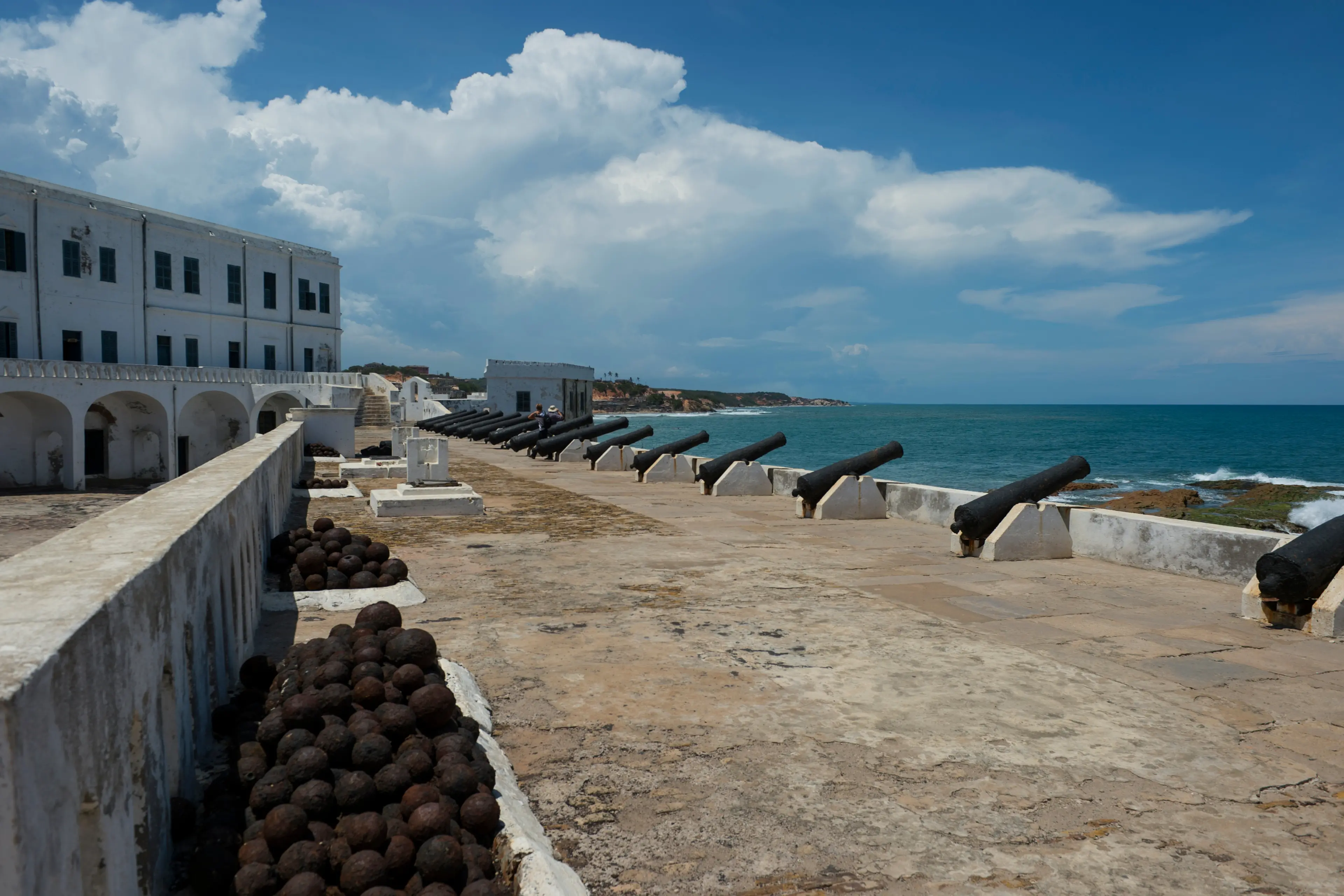 The Cape Coast Castle, (a Unesco world heritage site) is one of a number of  slave castles in Ghana. Photo: Getty Images