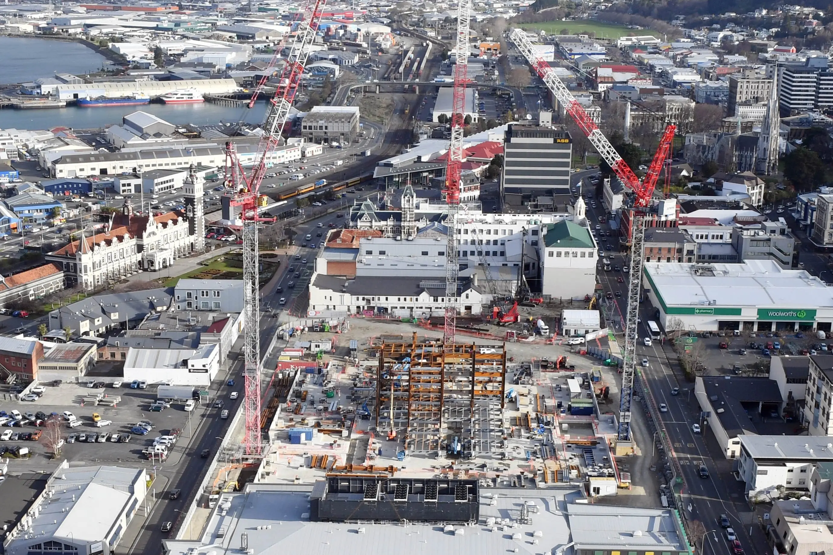 From the air: Dunedin’s new hospital project takes shape