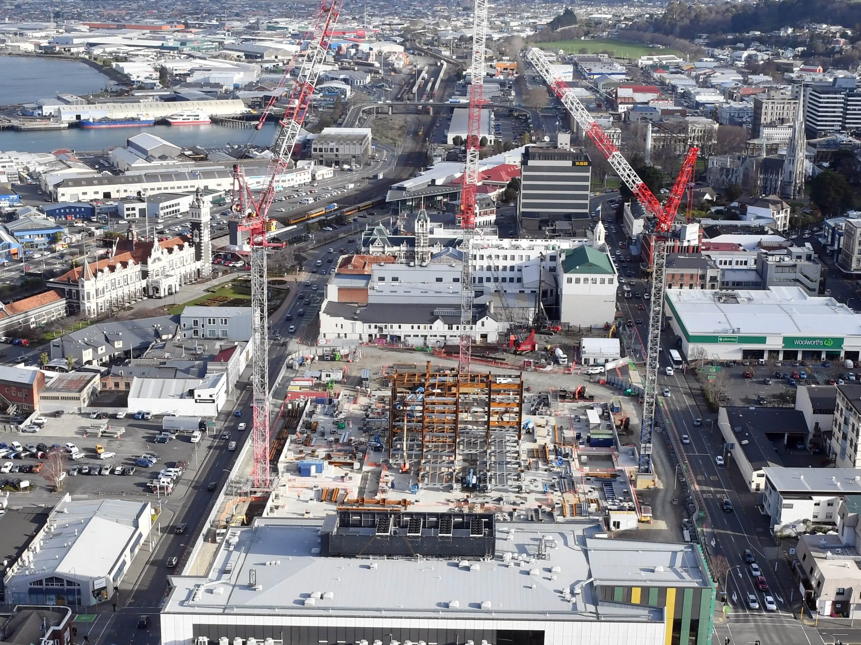 From the air: Dunedin’s new hospital project takes shape