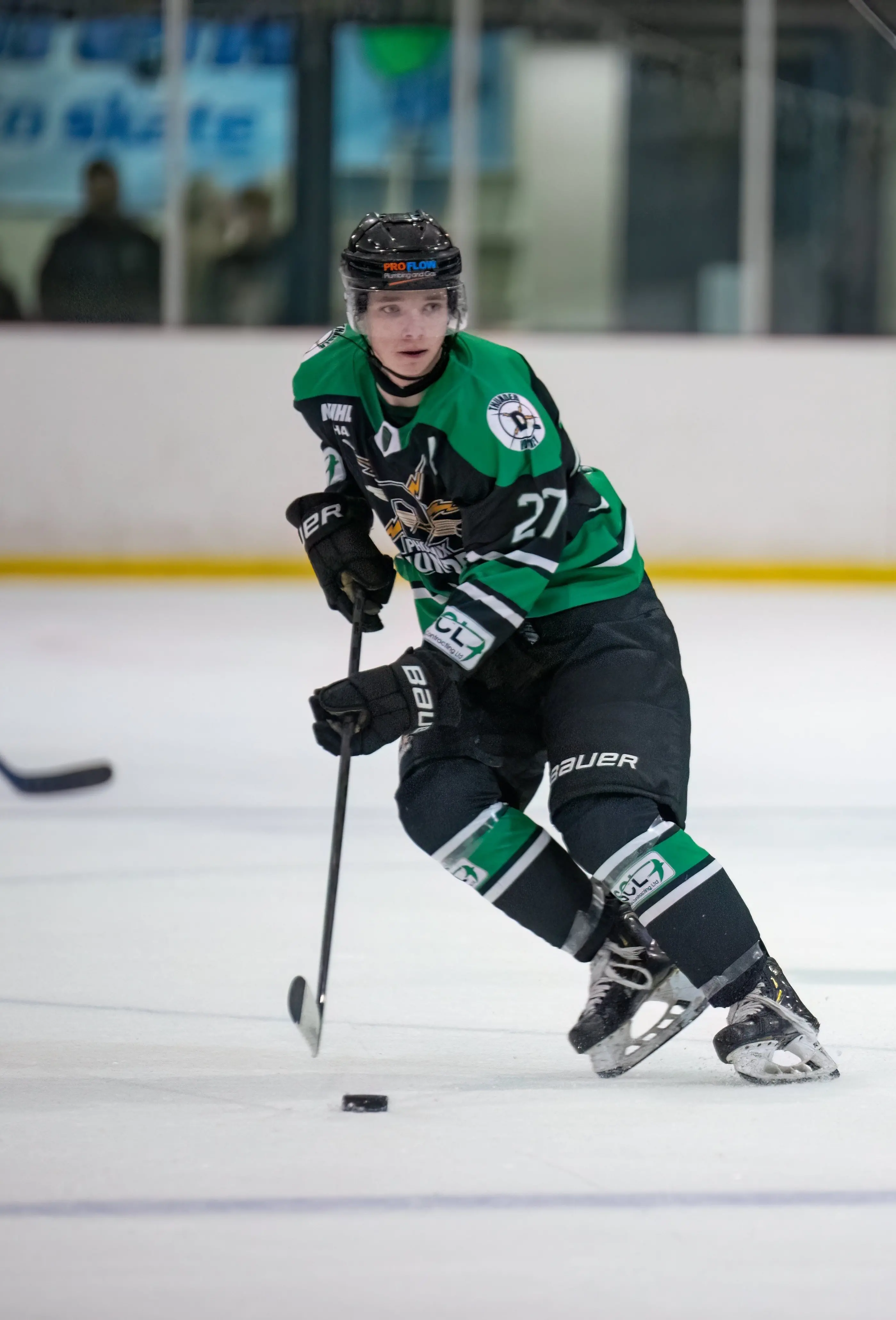 Thunder take game one lead in ice hockey finals