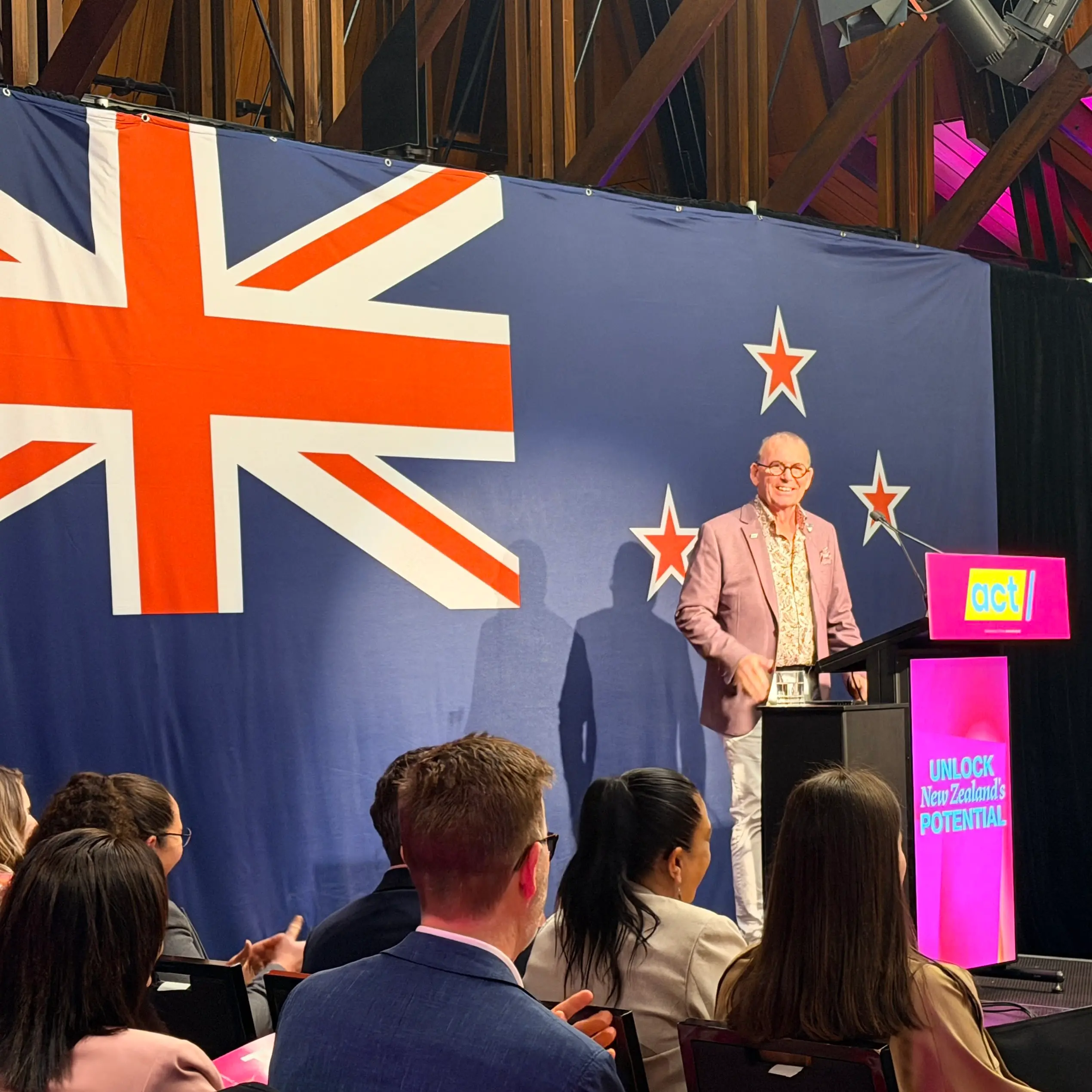 Protesters interrupt ACT's South Island campaign launch