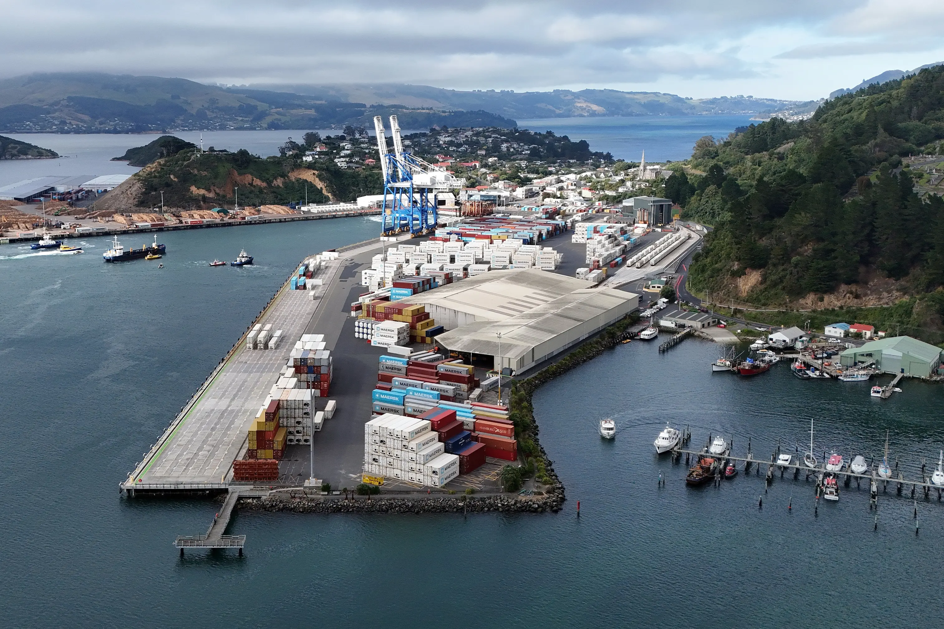Careys Bay and Port Otago at Port Chalmers. Photo: Stephen Jaquiery