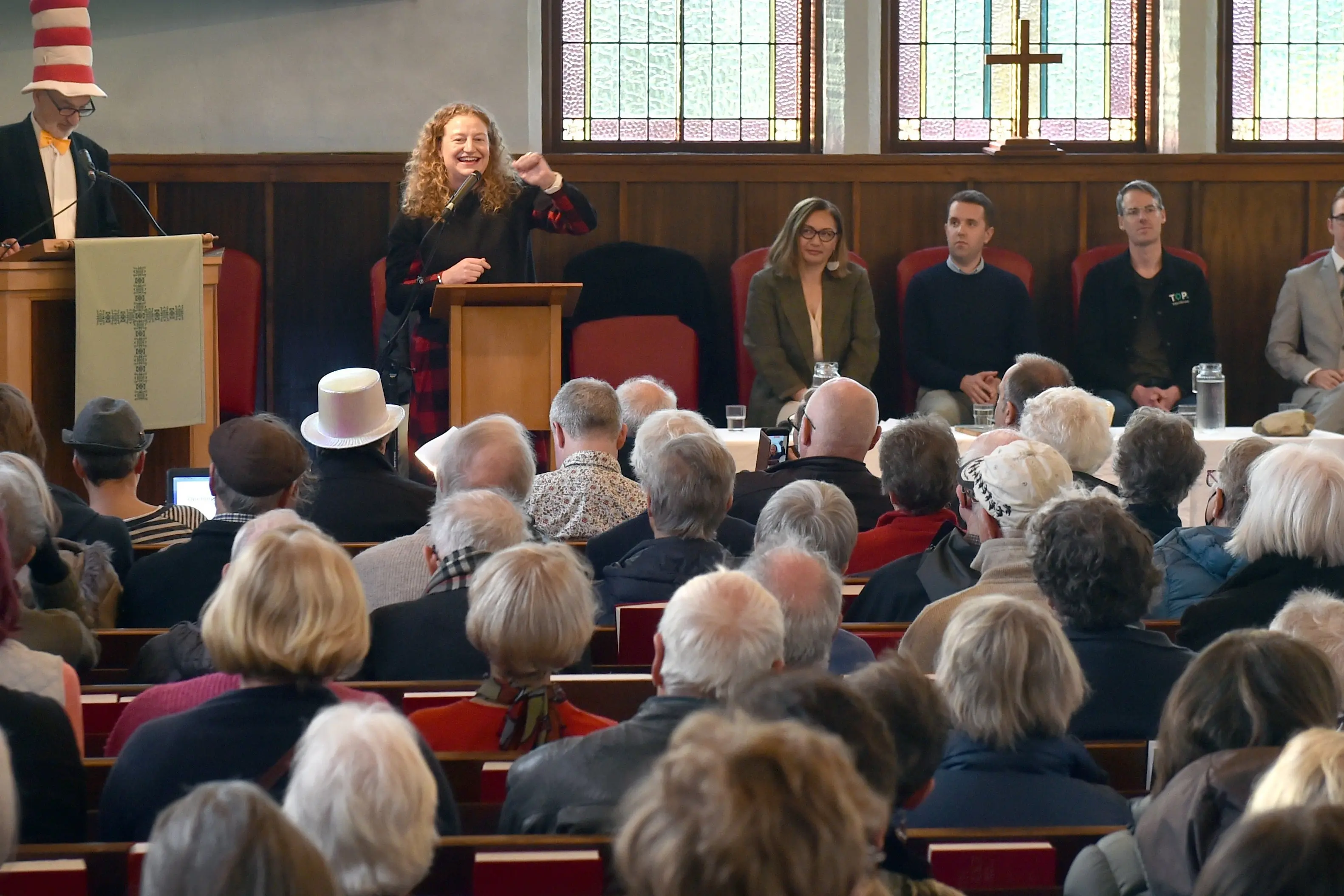 It\\'s almost election time again, and time for famous events like the Opoho Dunedin election candidates meeting. PHOTO: PETER MCINTOSH