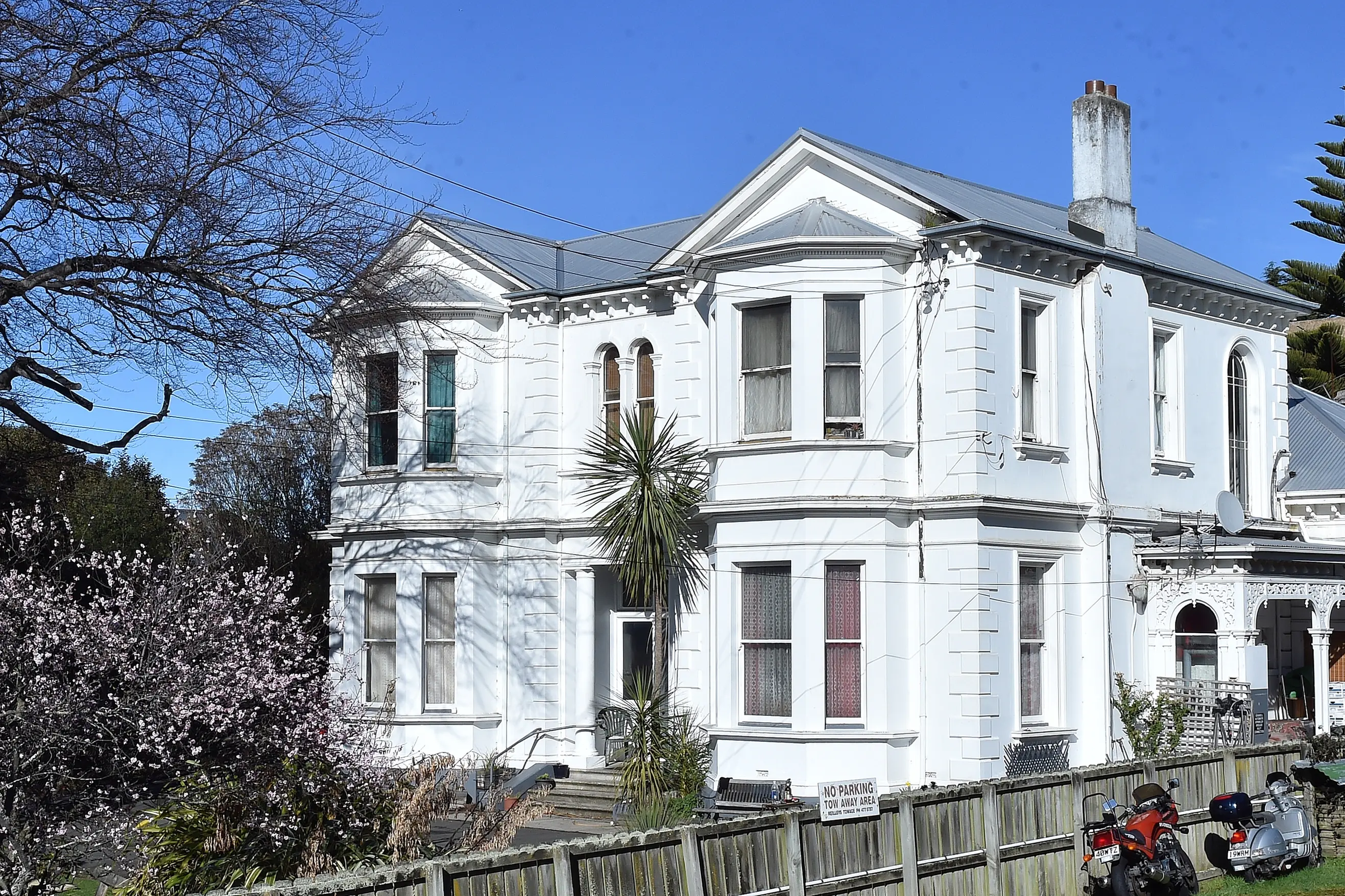 <p>Melville Hall, where a fire broke out on Sunday evening. Photo: Peter McIntosh </p>\\n