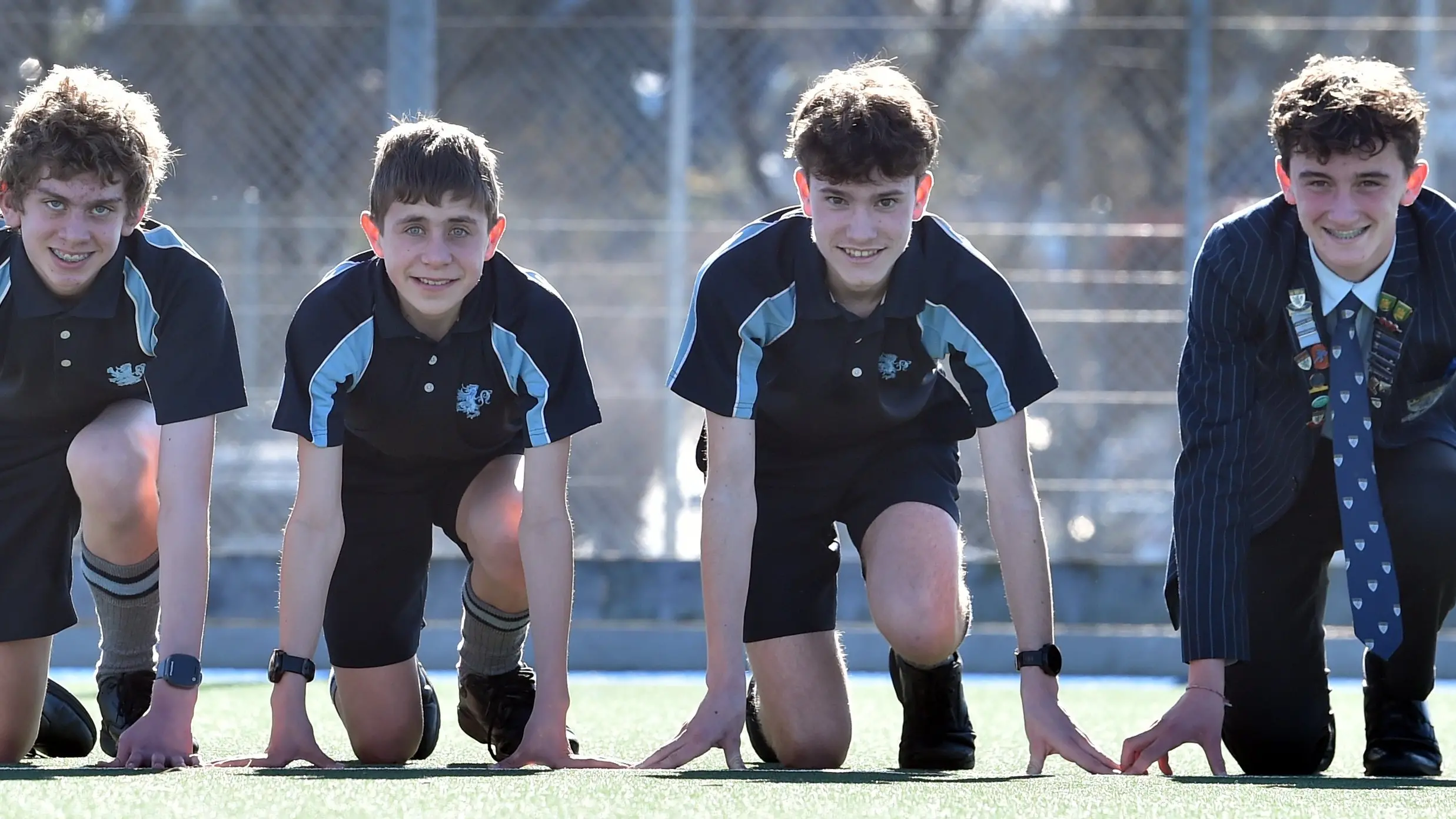 Clean podium sweep for King’s High School runners