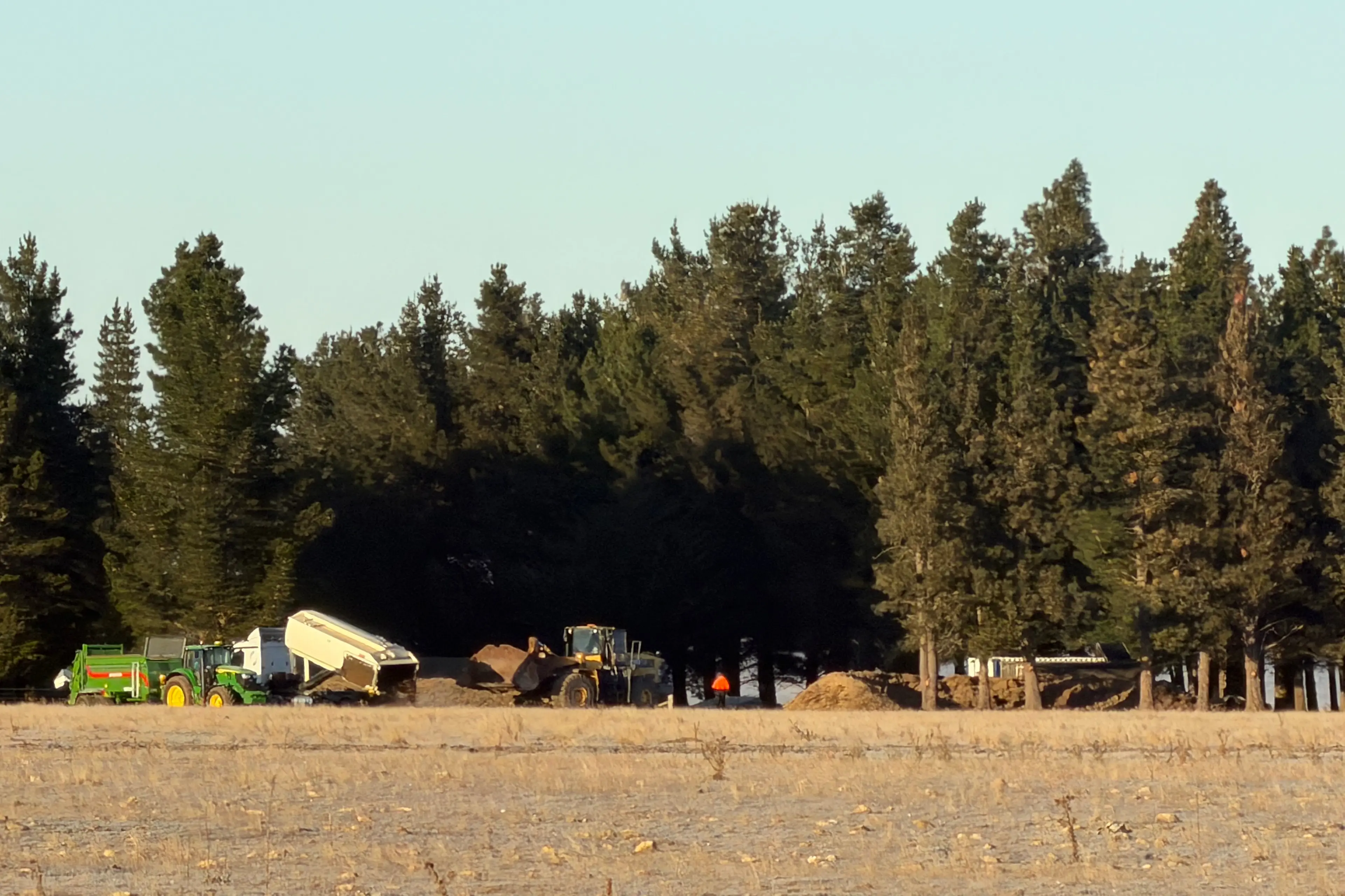 Waste is discharged to land in Lauder, Central Otago. Photo: Supplied