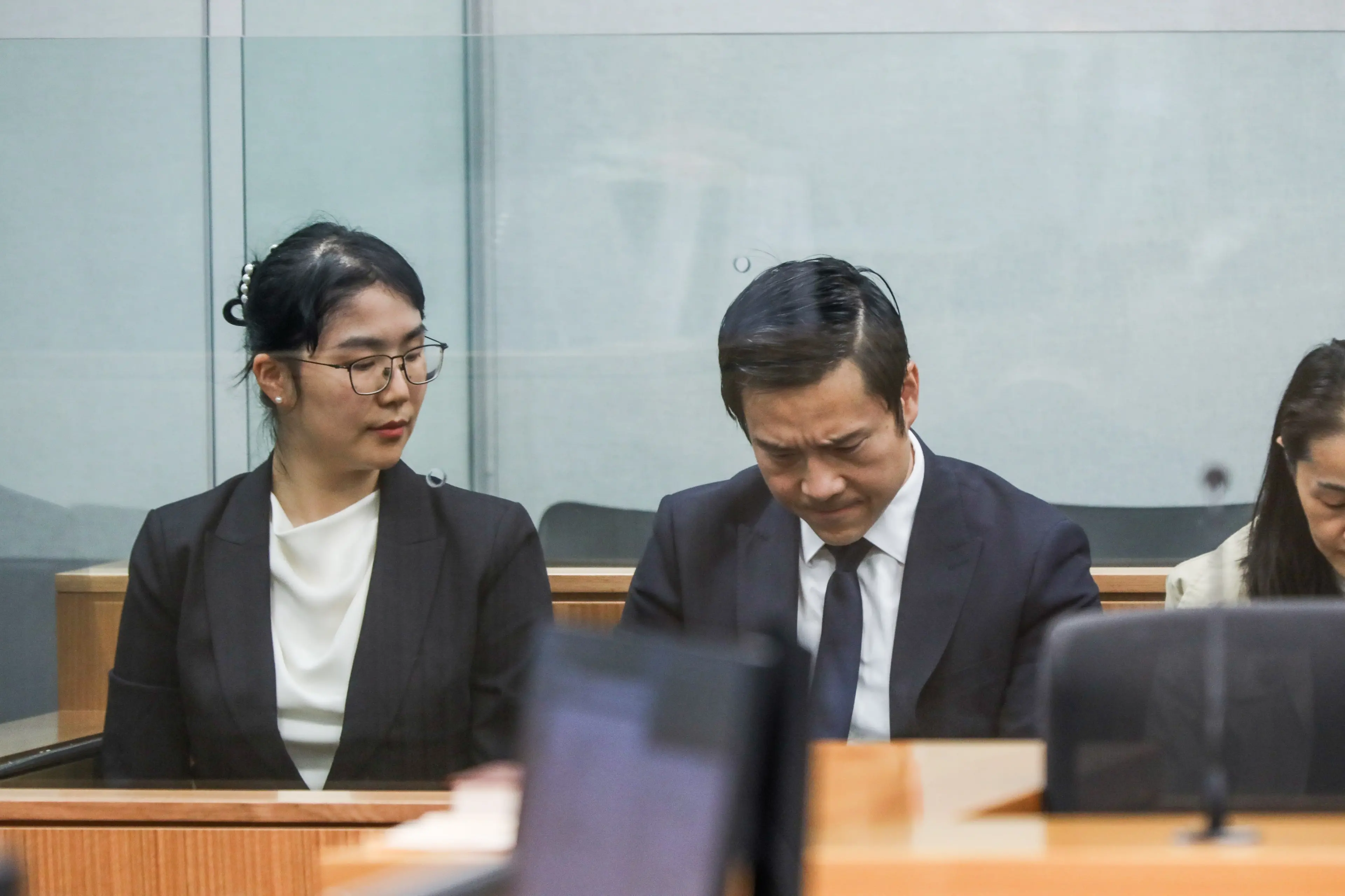 <p>Lanyue Xiao and Kaixiao Liu. Photo: RNZ</p>\\n
